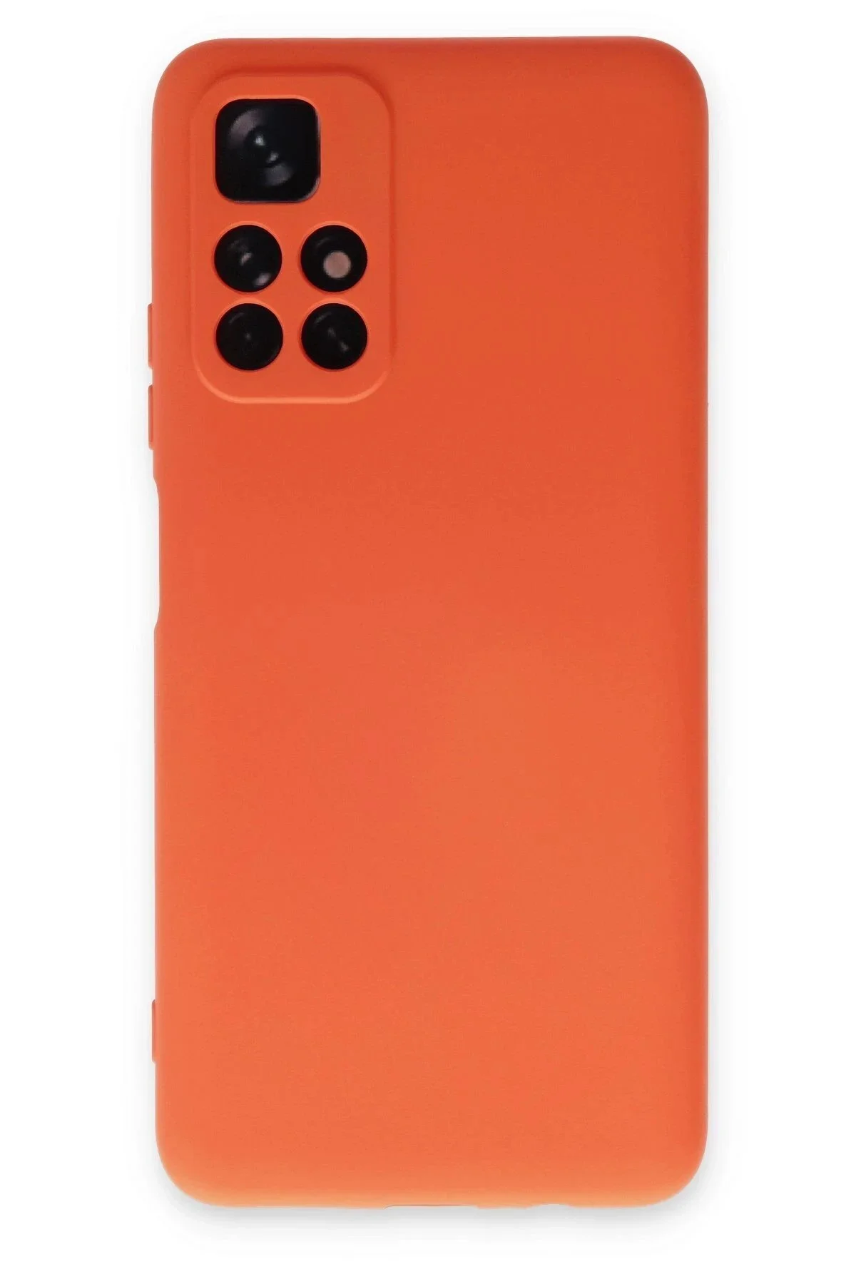 کاور و قاب محفظه سیلیکونی مخملی نانویی شیائومی REDMI NOTE 11T نارنجی Akman