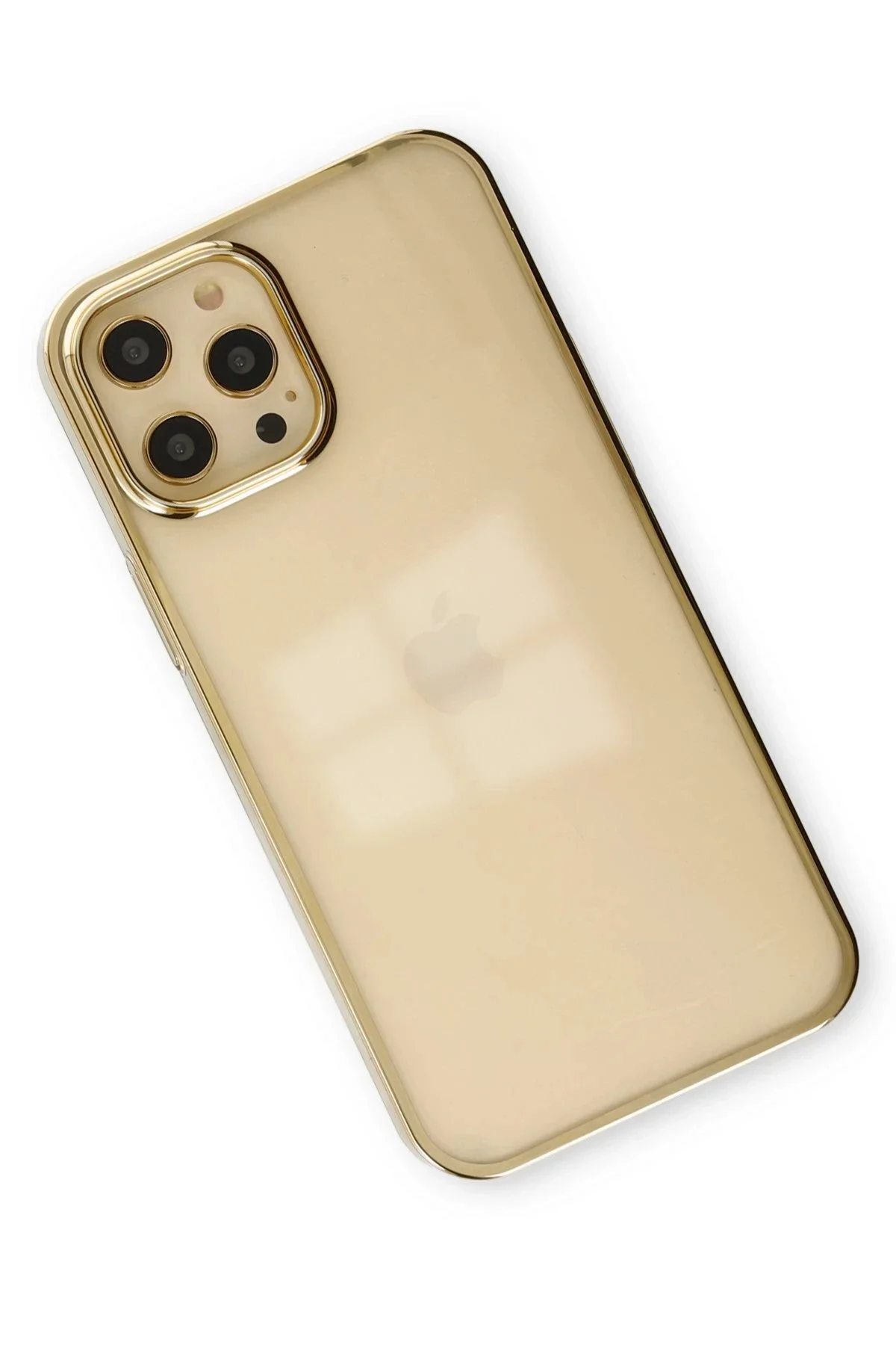 کاور و قاب IPHONE 12 PRO MAX CASE ELEMENT SILICONE GOLD VB8666 CepteToptan