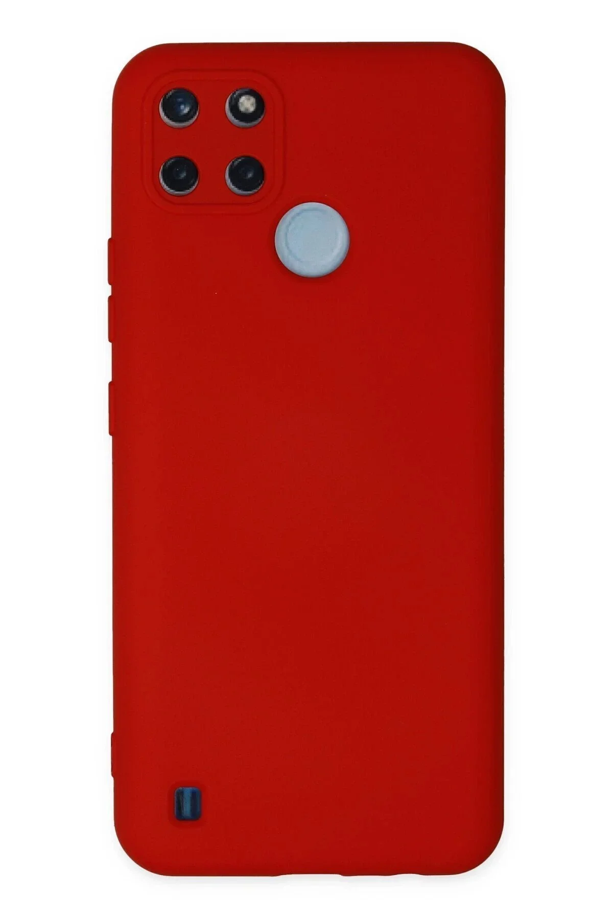 کاور و قاب داخل REALME NANO VELVET SILICONE RED Akman