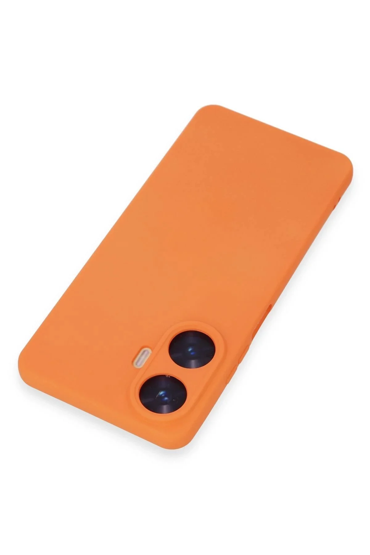 کاور و قاب داخل REALME C55 NANO VELVET SILICONE ORANGE Akman