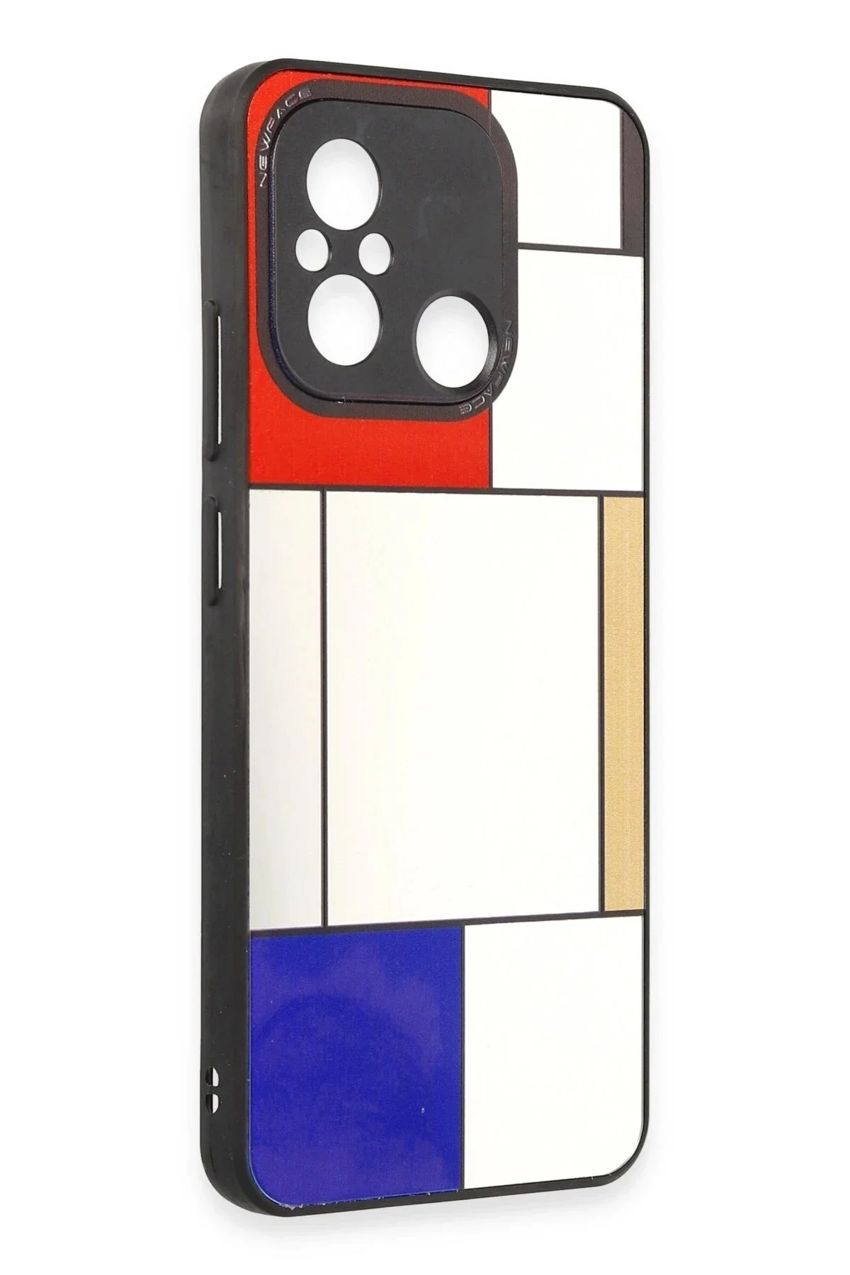 کاور و قاب روکش طرح دار محافظ XIAOMI REDMI 12C MIRROR 9 CepteToptan