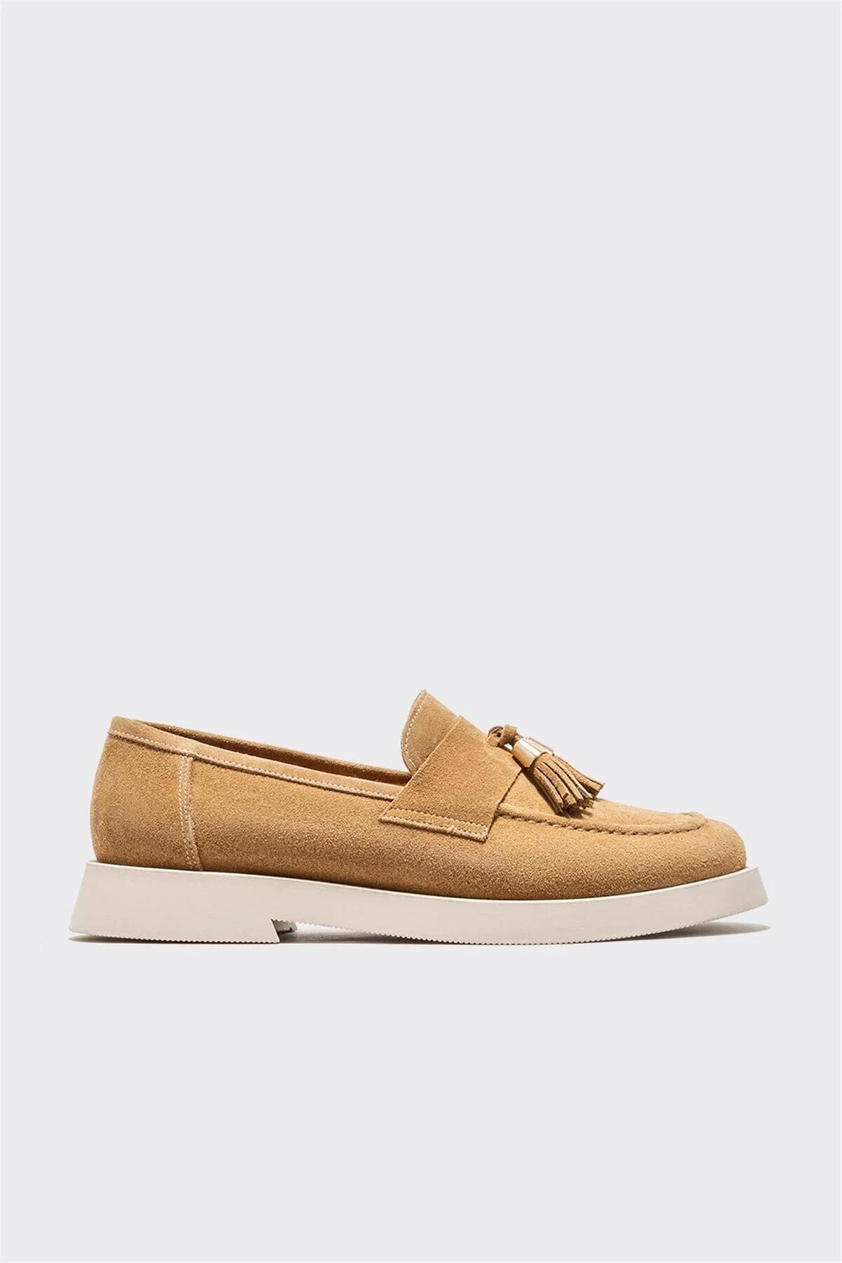 کفش زنانه Loafer چرمی Naturel الی Elle