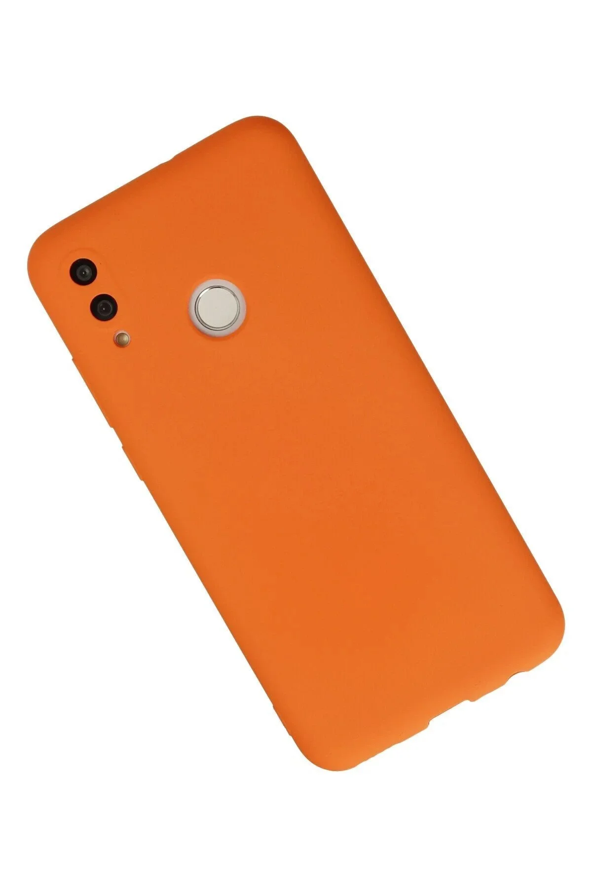 کاور و قاب داخل سیلیکونی مخملی نانویی HUAWEI P SMART نارنجی Akman