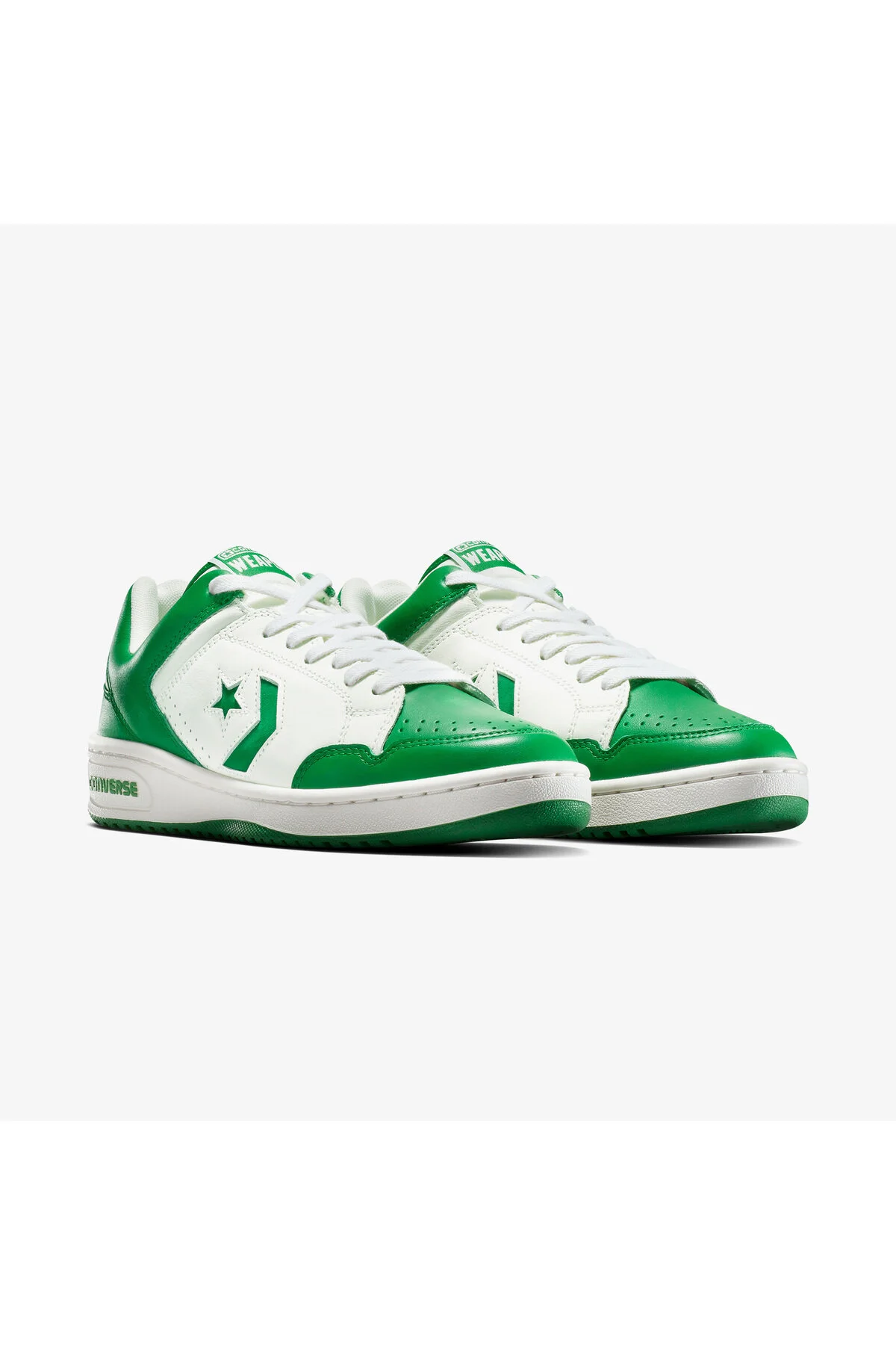 اسنیکر اسلحه کتانی یونیسکس سبز چرم کانورس Converse