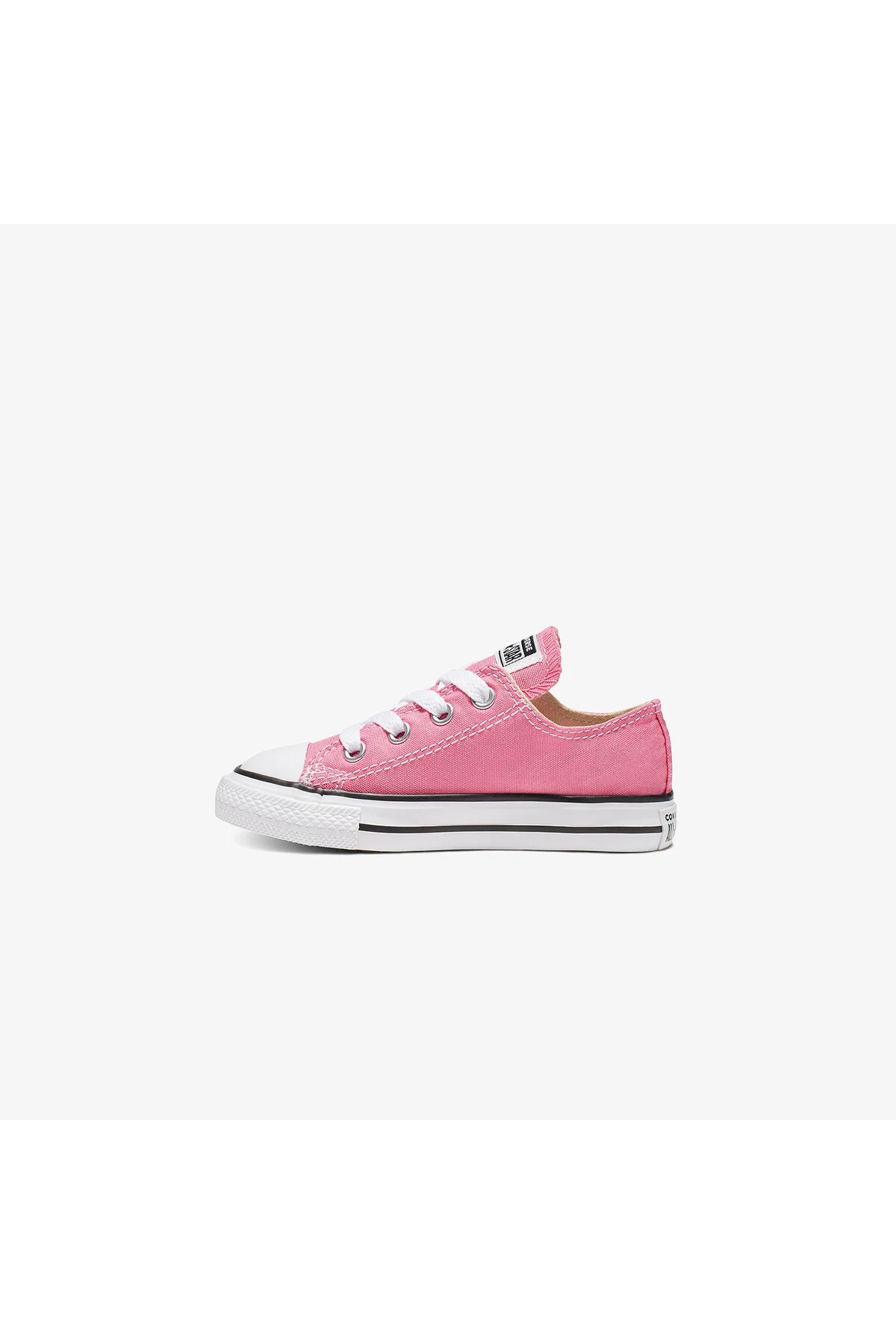 کفش پسرانه دخترانه یونیسکس چاک تیلور همه روزانه پایین صورتی کانورس Converse