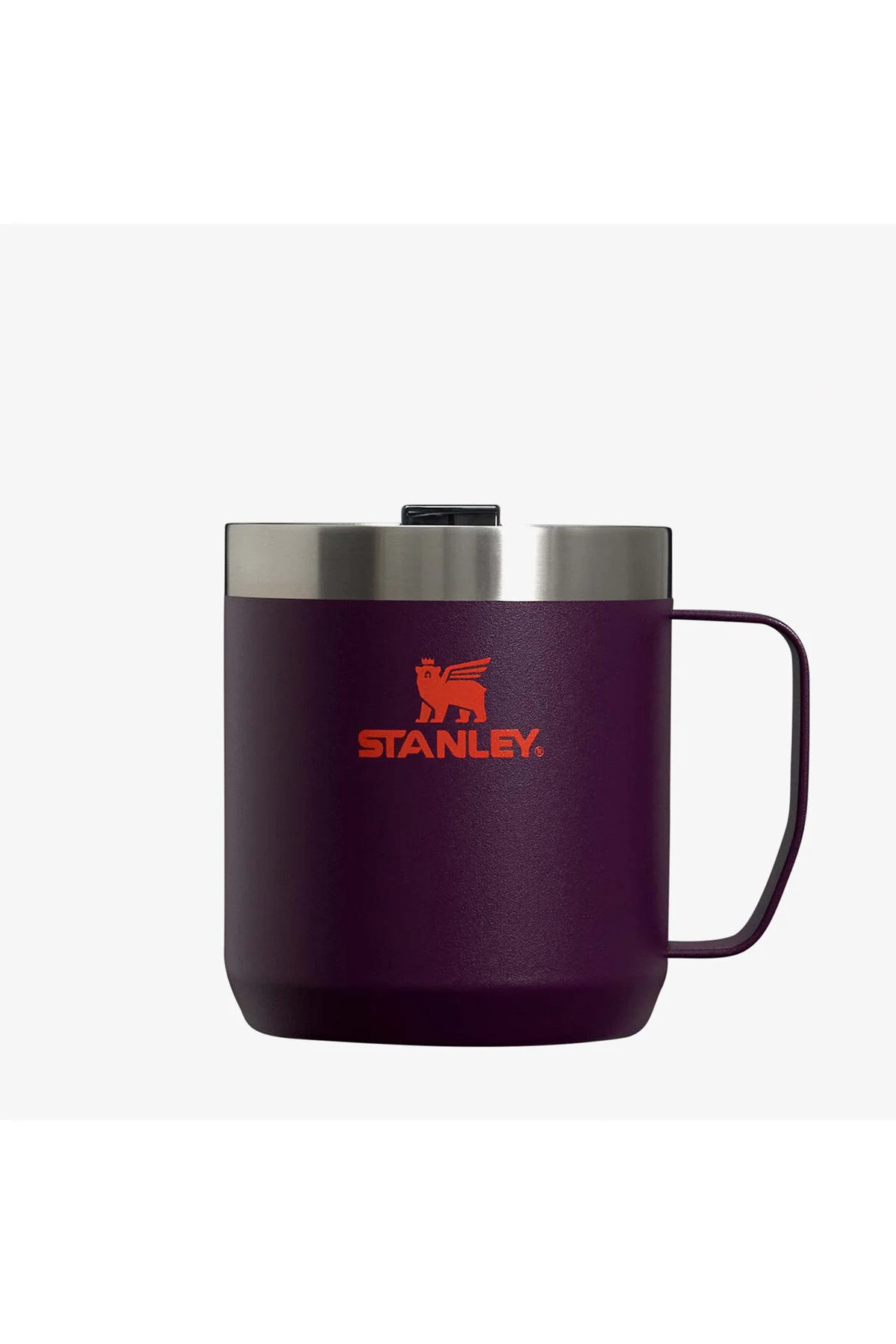 فلاسک فولاد ضد زنگ کلاسیک 0.35 لیتر فنجان کمپ ترموس بنفش Stanley