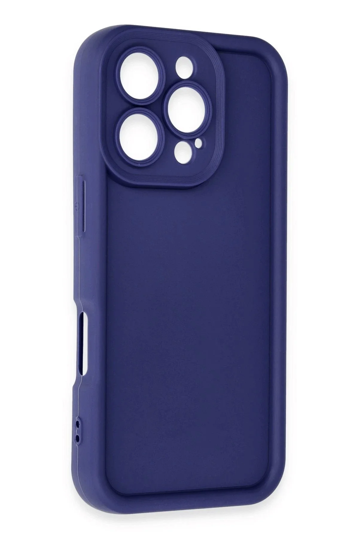 کاور و قاب IPHONE 16 PRO CASE VIERA SILICONE NAVY BLUE Akman