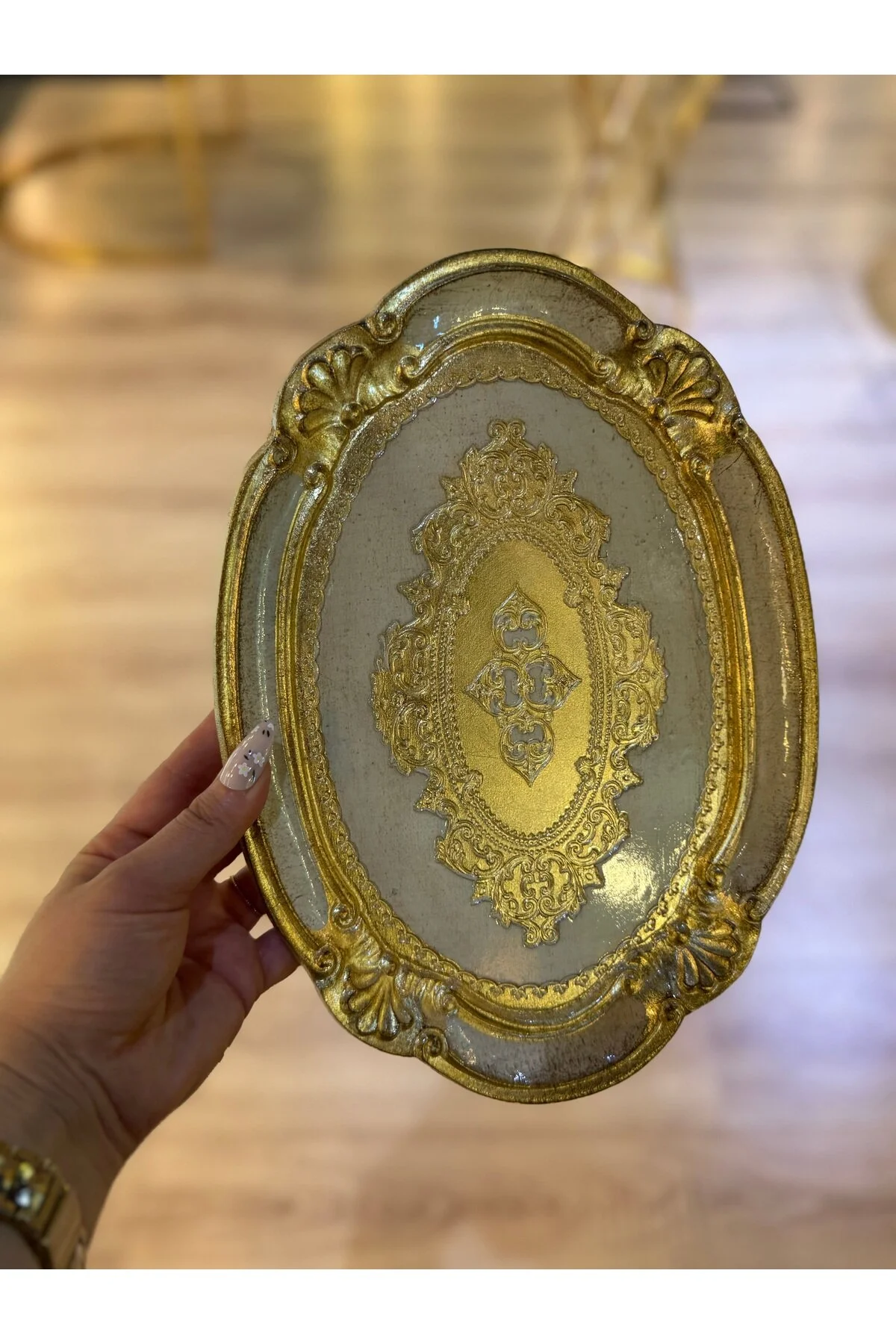 سینی ESTERHOMEDECOR 6 SINGLE تک گل سرخ ارائه مستطیل شکل 30 سانتی متر MASI masi