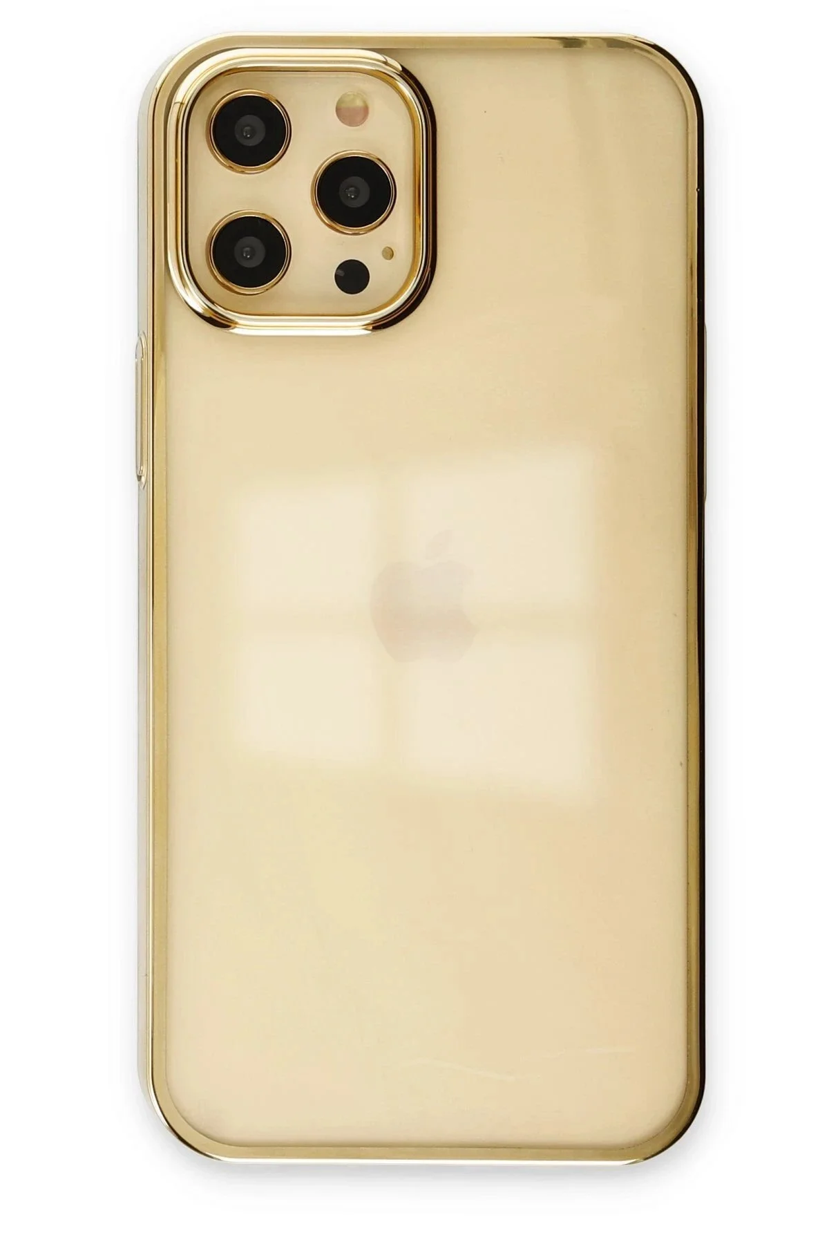 کاور و قاب IPHONE 12 PRO MAX CASE ELEMENT SILICONE GOLD VB8666 CepteToptan
