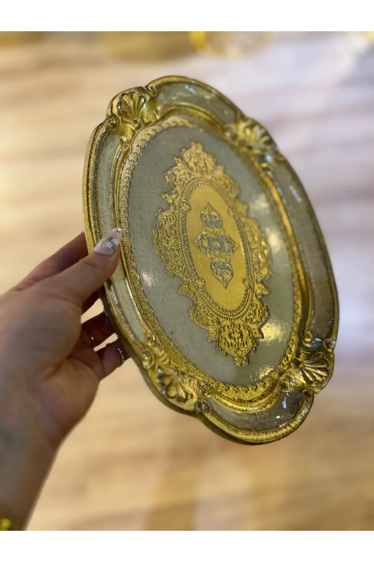 سینی ESTERHOMEDECOR 6 SINGLE تک گل سرخ ارائه مستطیل شکل 30 سانتی متر MASI masi