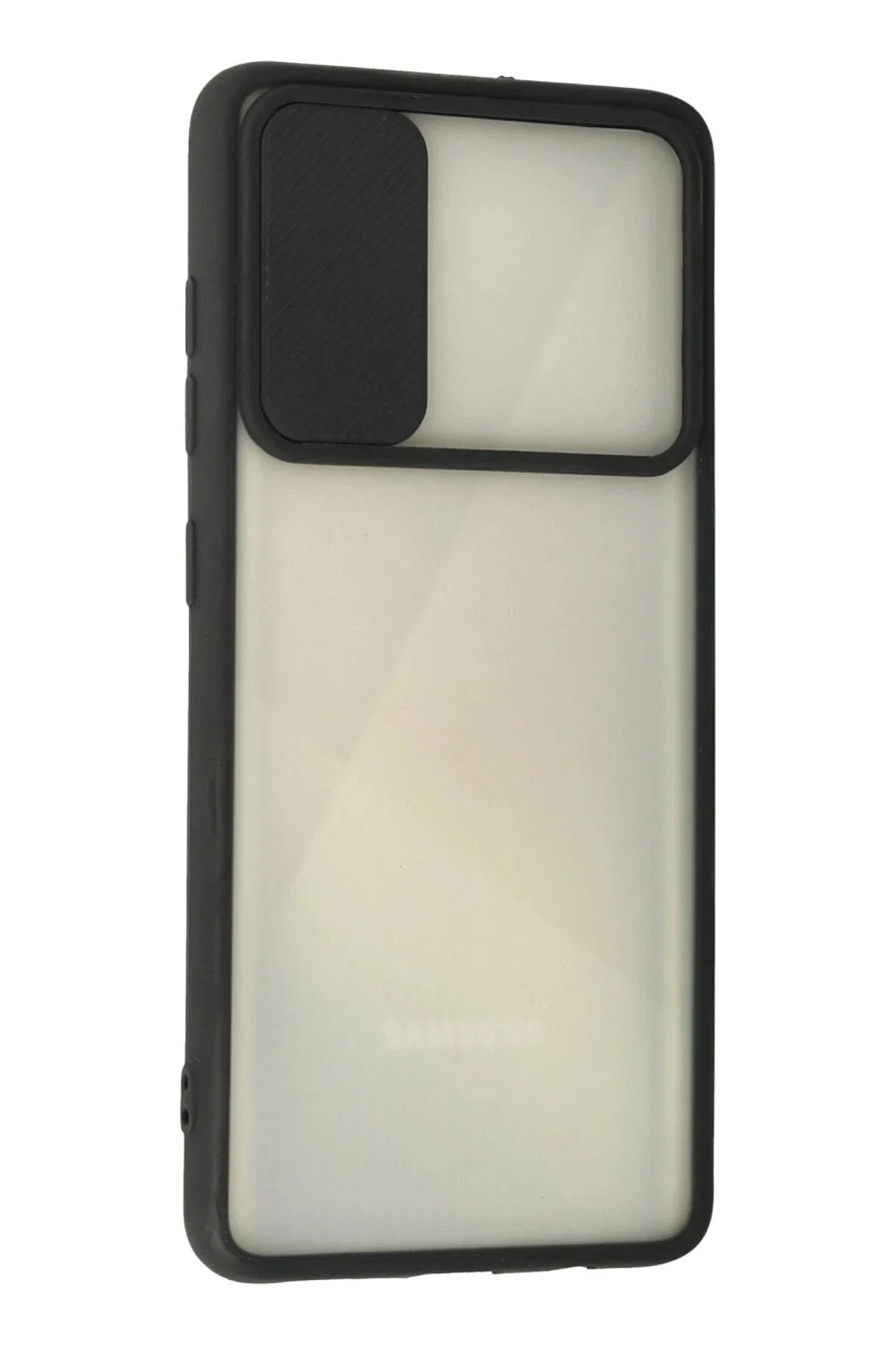 کاور و قاب SAMSUNG GALAXY A71 CASE PALM FROSTED CAMERA SLIDER مشکی SB1763 Sbodurhome
