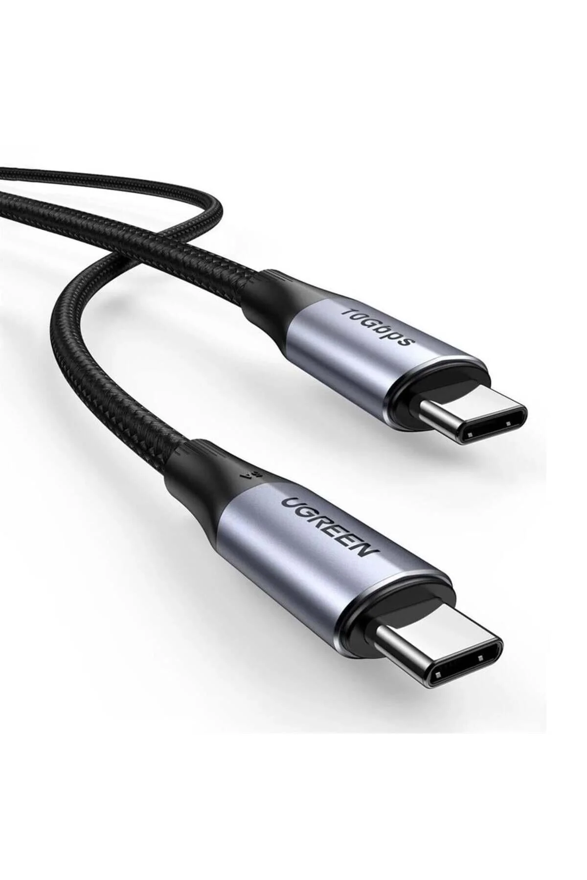 کابل و مبدل UGREEN 80150 US355 TYPE C TO USB 3.1 GEN2 5A 100W THUNDERBOLT 3 داده شارژ 1 متر Ugreen