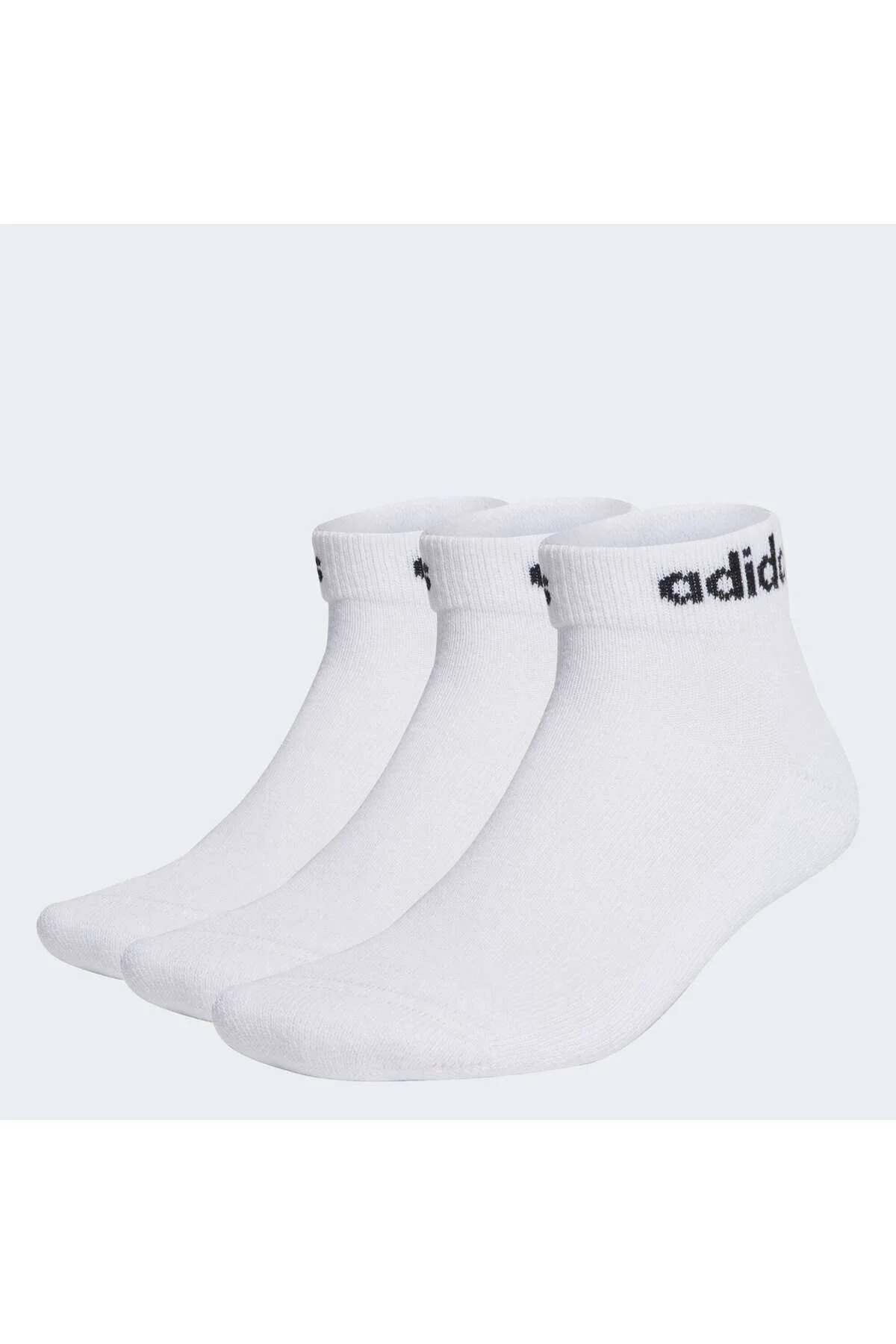 جوراب مردانه و زنانه های مچ پا خطی کوسن 3 دوبله adidas