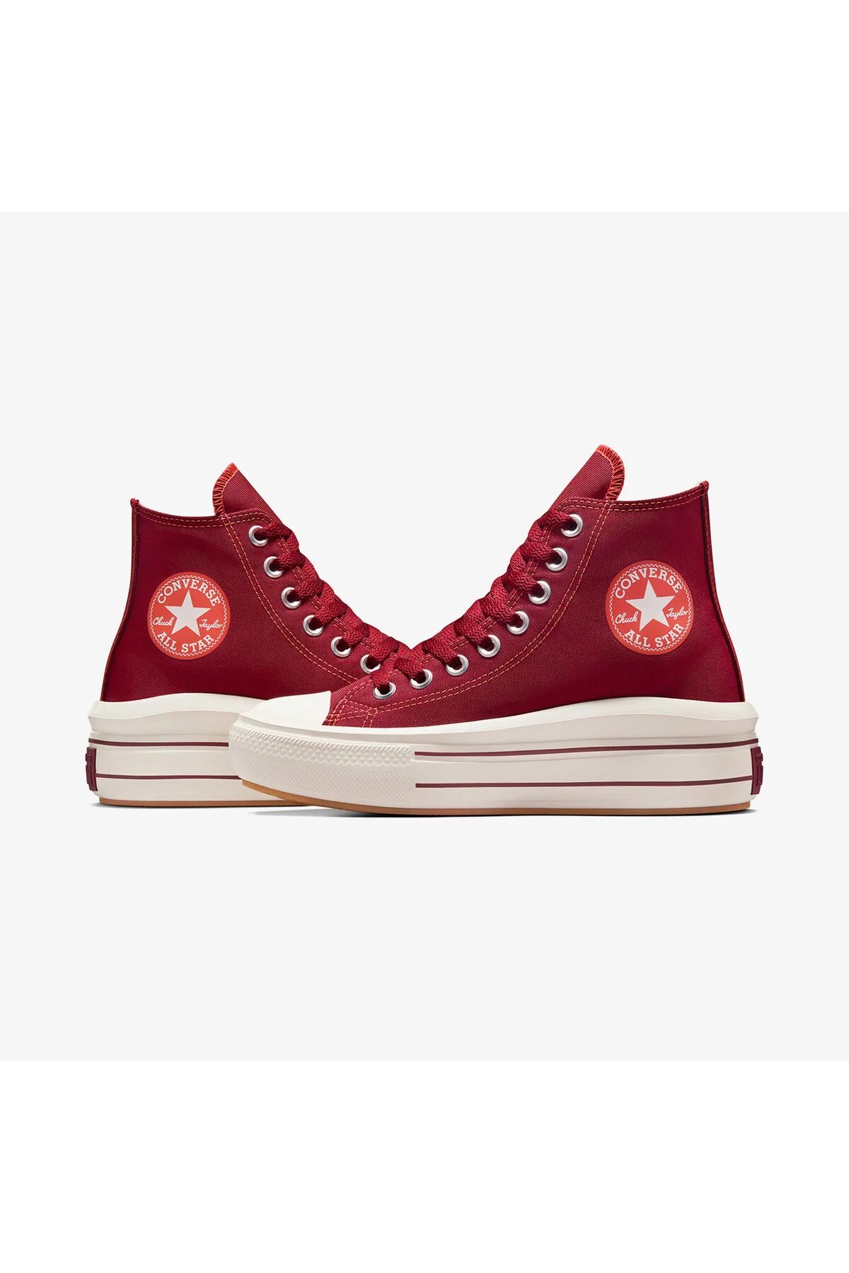 اسنیکر کفش ورزشی پلتفرم یونیسکس قرمز چاک تیلور ALL STAR MOVE کانورس Converse