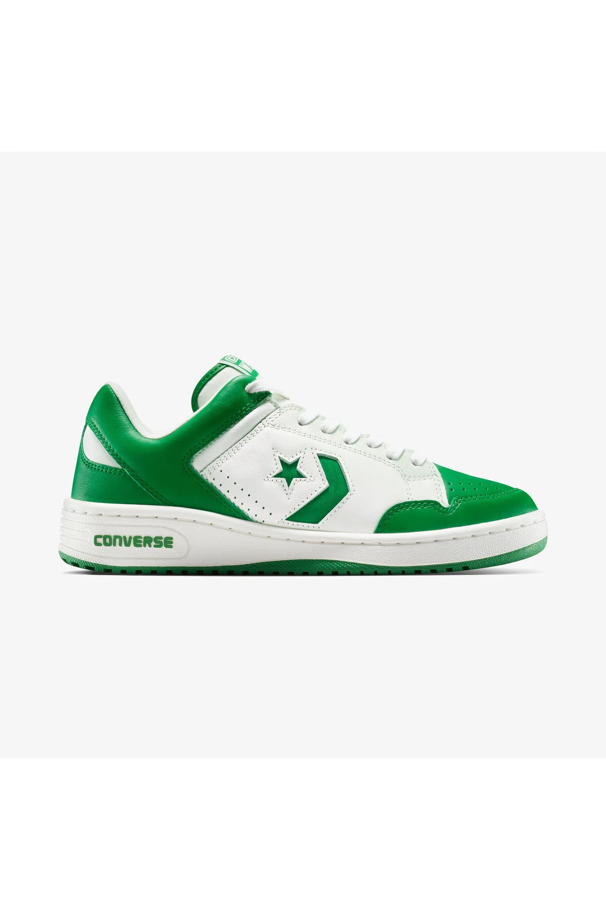 اسنیکر اسلحه کتانی یونیسکس سبز چرم کانورس Converse
