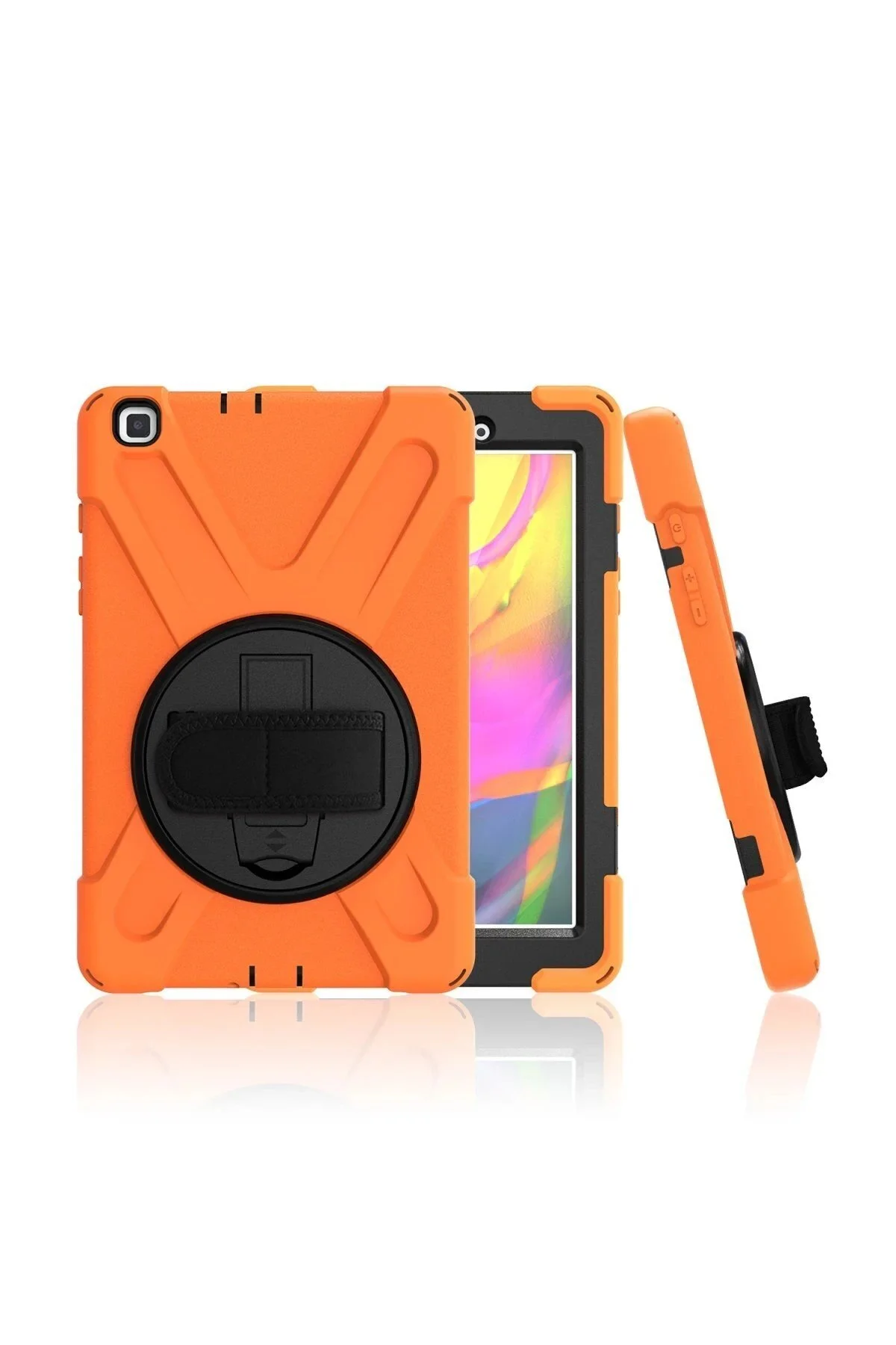 کاور تبلت جلد شگفت انگیز SAMSUNG GALAXY TAB A 8 CASE نارنجی SB7375 Sbodurhome