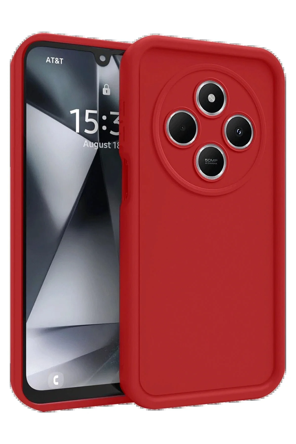 کاور و قاب XIAOMI REDMI 14C CASE VIERA SILICONE RED Akman