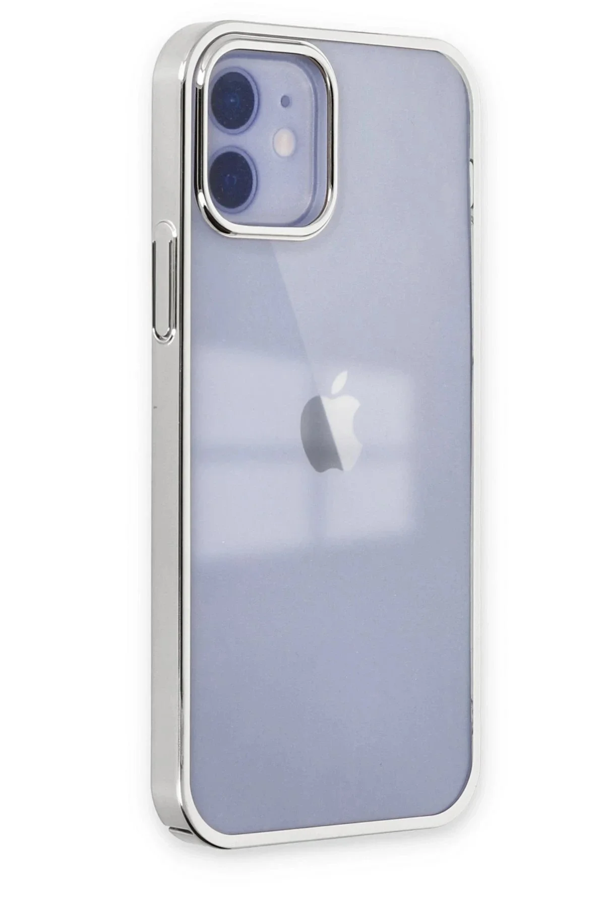 کاور و قاب IPHONE 12 CASE ELEMENT SILICONE SILVER TEKNOALEM