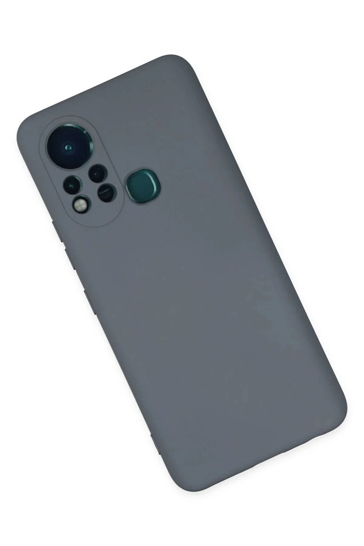 کاور و قاب INFINIX HOT 11S CASE NANO VELVET سیلیکون داخل خاکستری Akman