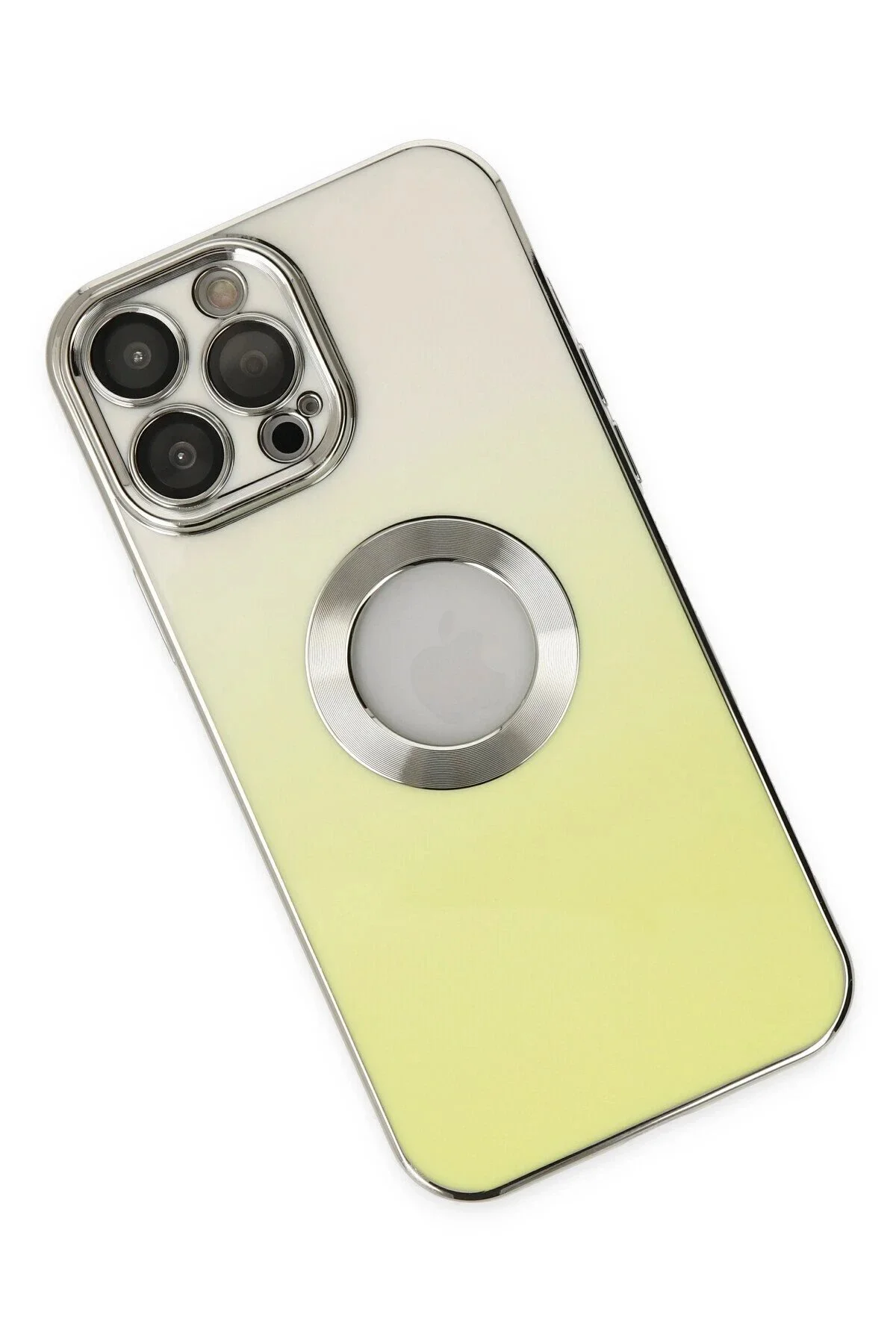کاور و قاب IPHONE 13 PRO MAX CASE BEST SILICONE YELLOW Genel Markalar