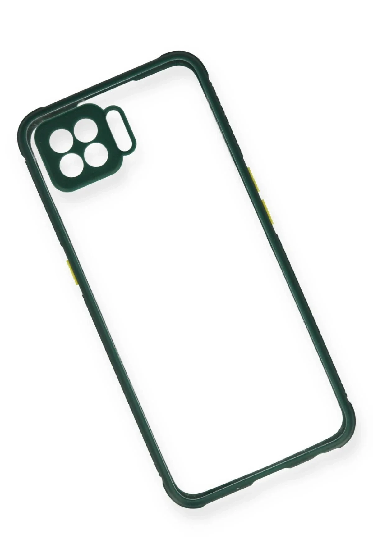 کاور و قاب OPPO RENO 4 LITE CASE MIAMI سیلیکون شفاف سبز تیره Akman