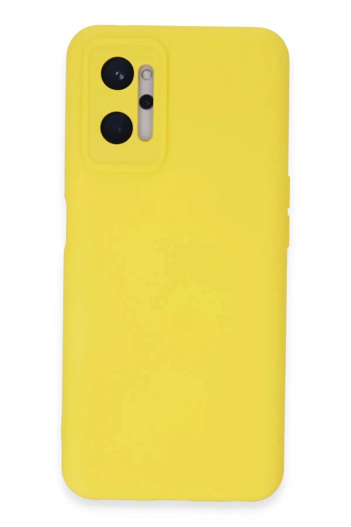 کاور و قاب کیس REALME 9I 4G NANO VELVET SILICONE داخل زرد Akman