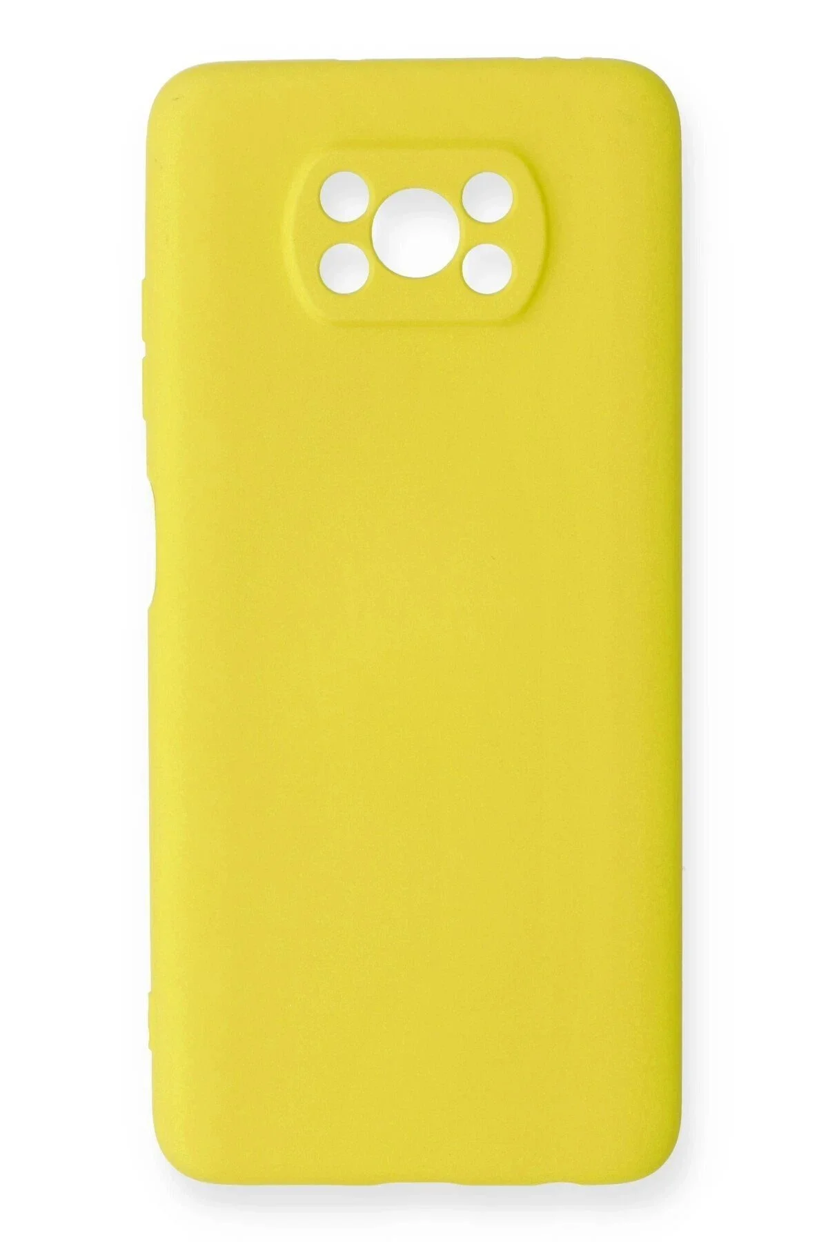 کاور و قاب محافظ XIAOMI POCOPHONE X3 NANO VELVET SILICONE داخل زرد Akman