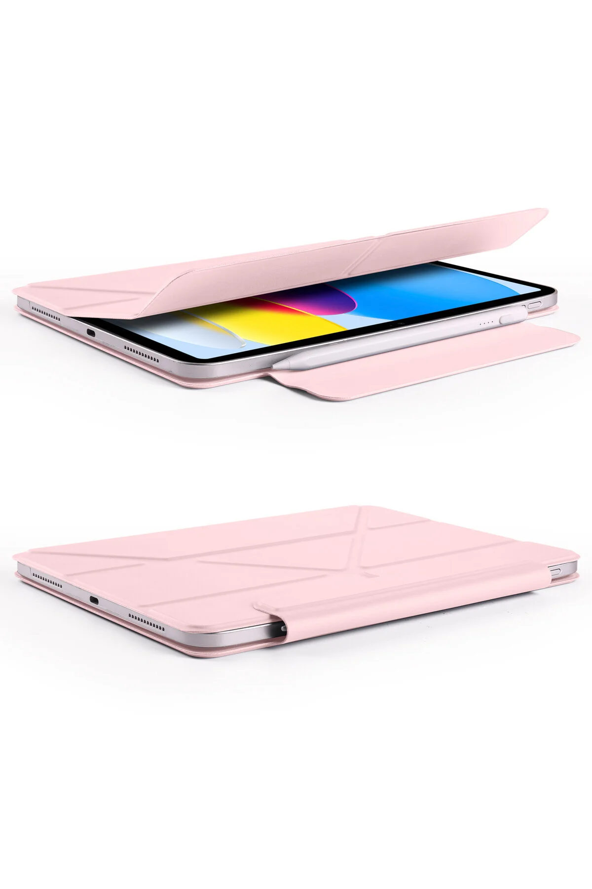 کاور تبلت SAMSUNG GALAXY TAB S9 FE PLUS 12.4 اینچی قاب جادویی سازگار با شکاف قفل برای قلم مغناطیسی m.tk moveteck