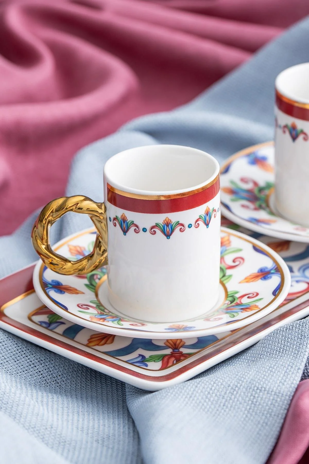 فنجان قهوه تیم پرسلن FRANCESCA 2 90 میلی لیتر ACAR
