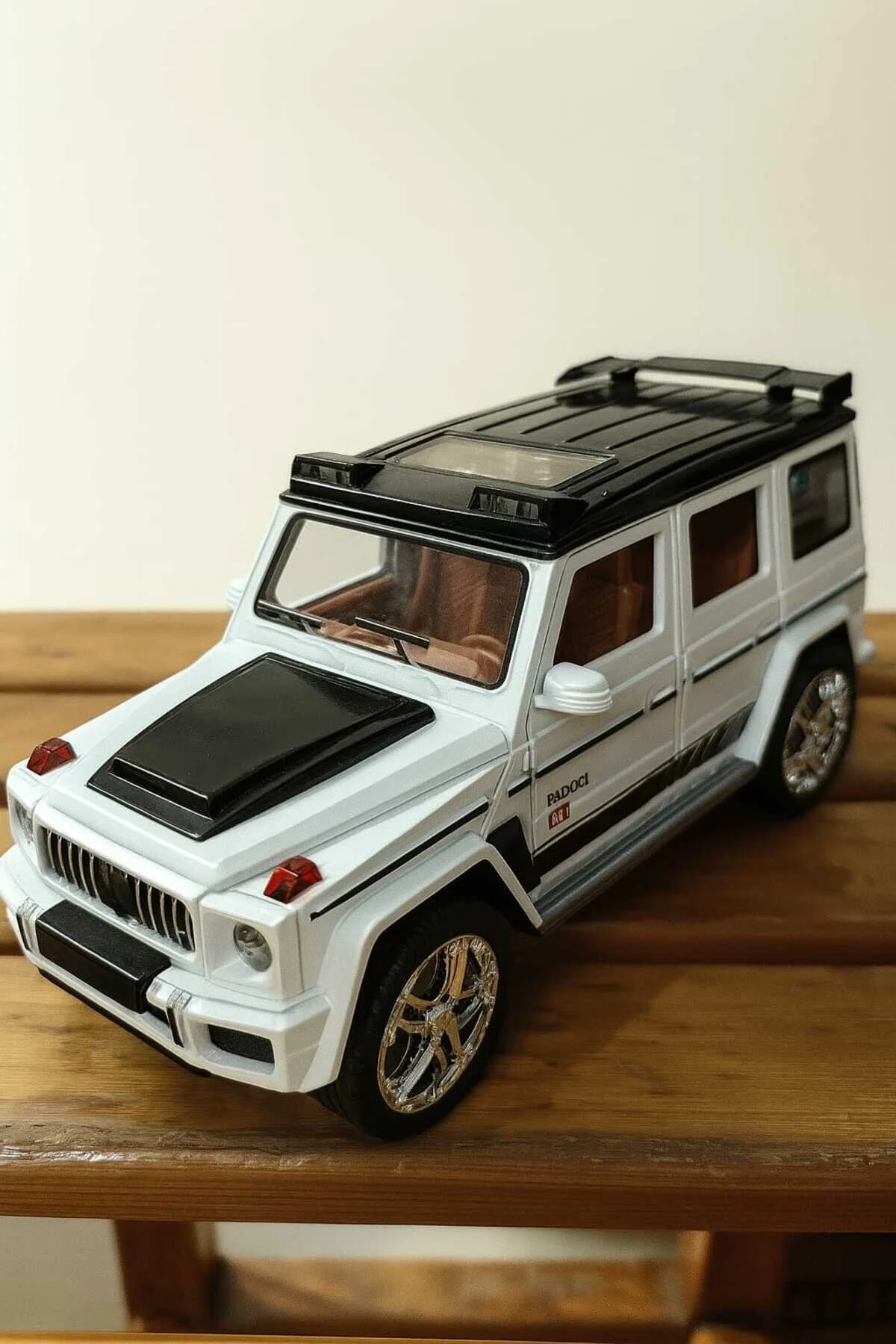 ماشین اسباب بازی جعبه مرسدس G63 سایز بزرگ SUV JEEP 1:24 DIECAST METAL DOOR BOB صندوق عقب باز می شود FERHAT OYUNCAK
