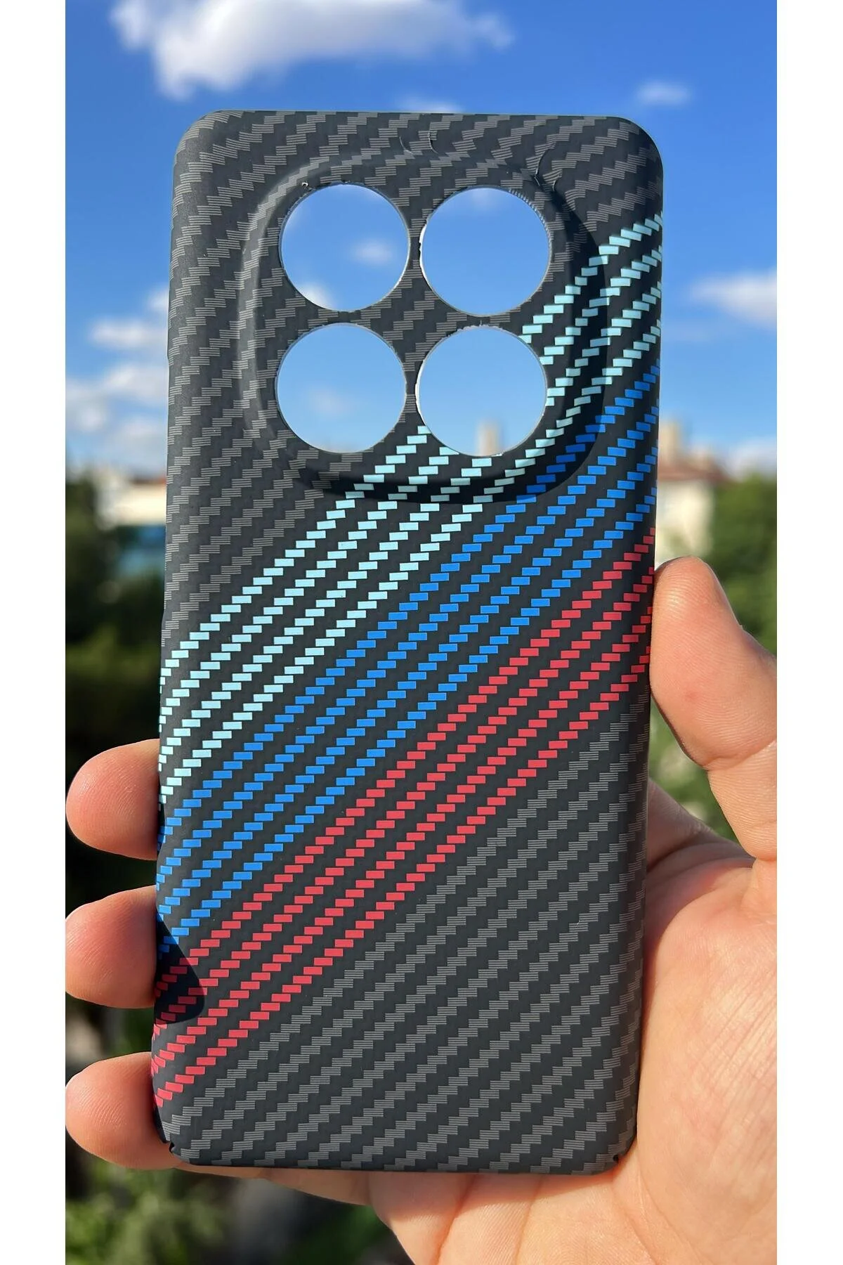 کاور و قاب روکش با کیفیت A++ شیائومی REDMI NOTE 14 PRO PLUS CASE FIBER CARBON DESIGN Hatreds