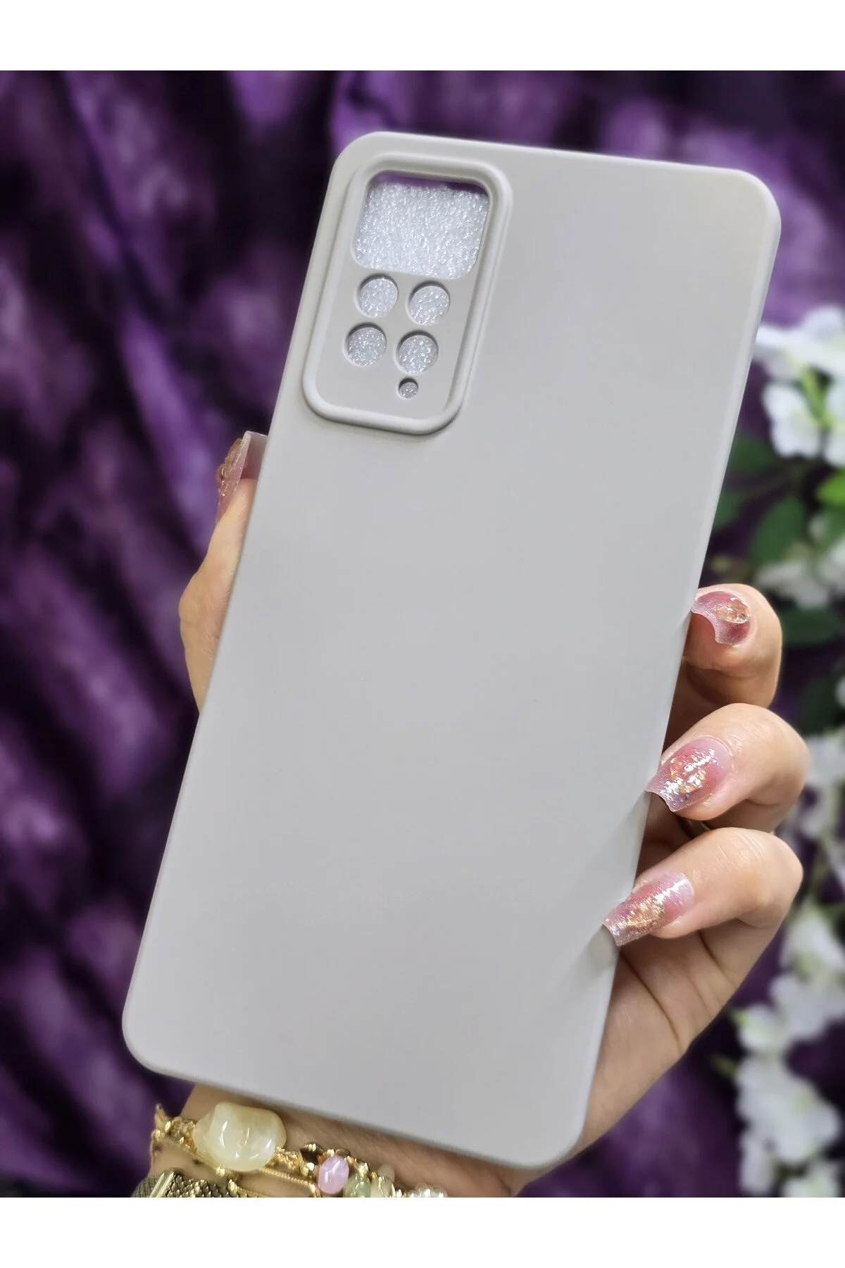 کاور و قاب گوشی XIAOMI REDMI NOTE 11 PRO 12 4G سازگار با مخمل خاکستری Magic Ring