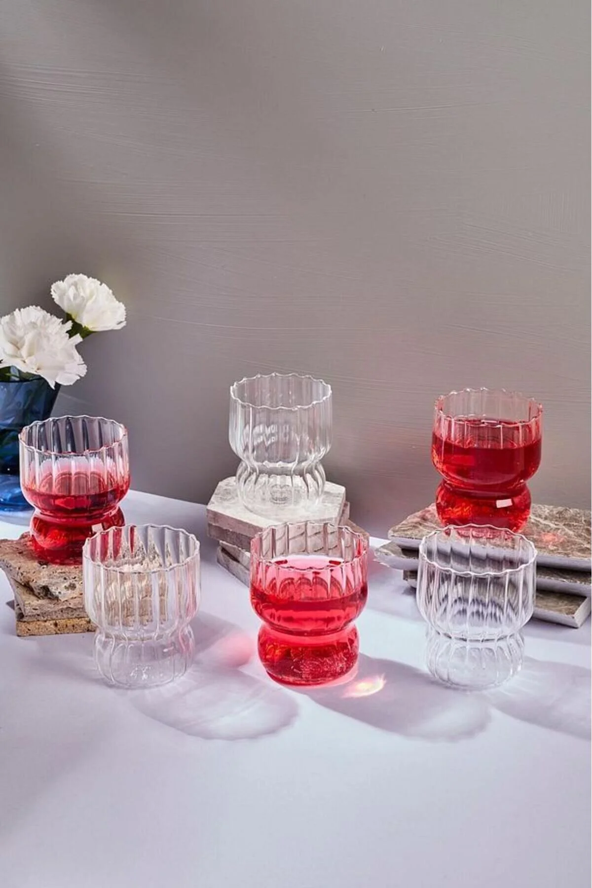 لیوان فنجان نوار بروکیلیکات 6 280ML PerottiHome