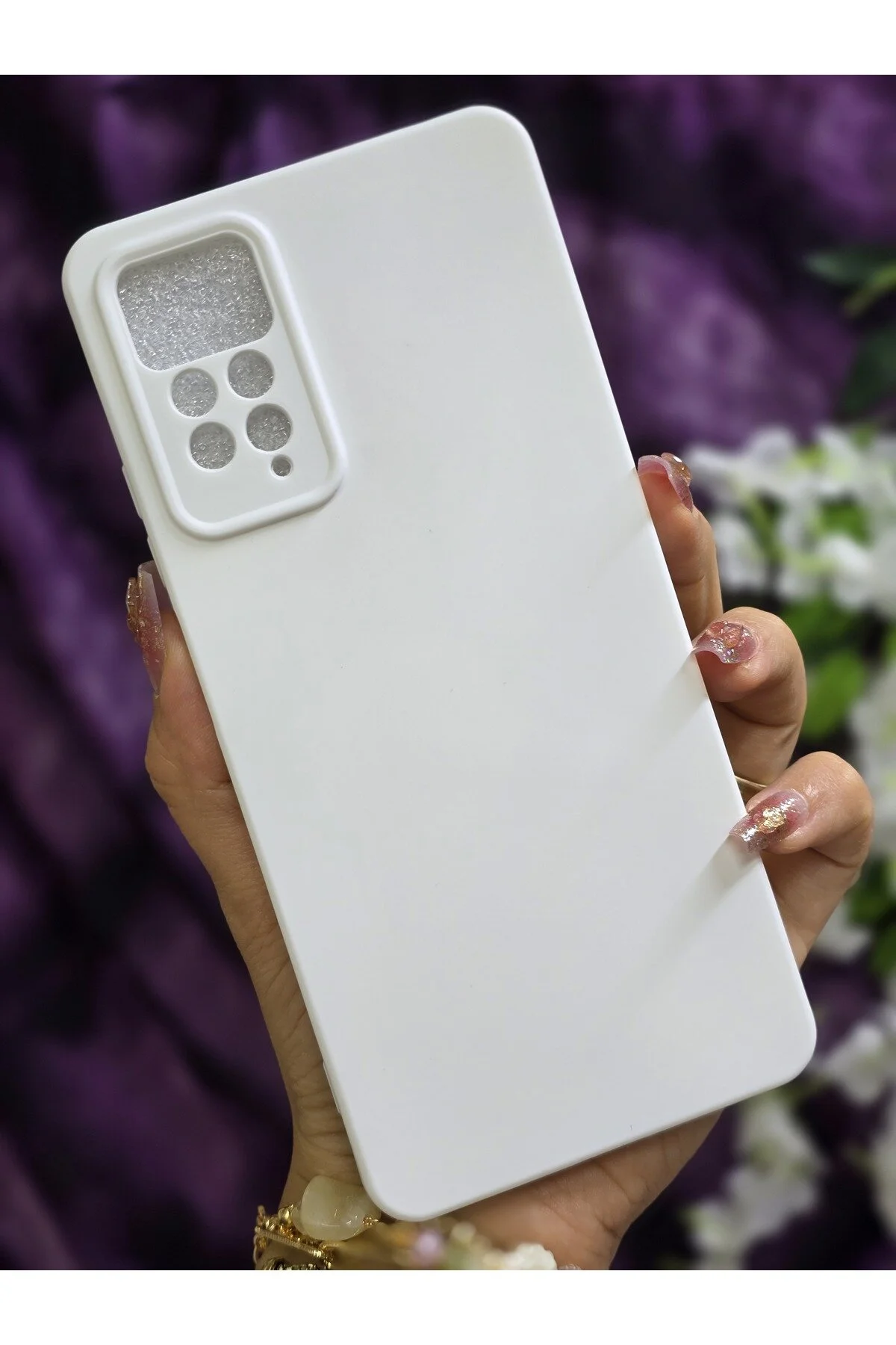 کاور و قاب گوشی شیائومی REDMI NOTE 11 PRO 12 4G سازگار با مخمل سفید Magic Ring