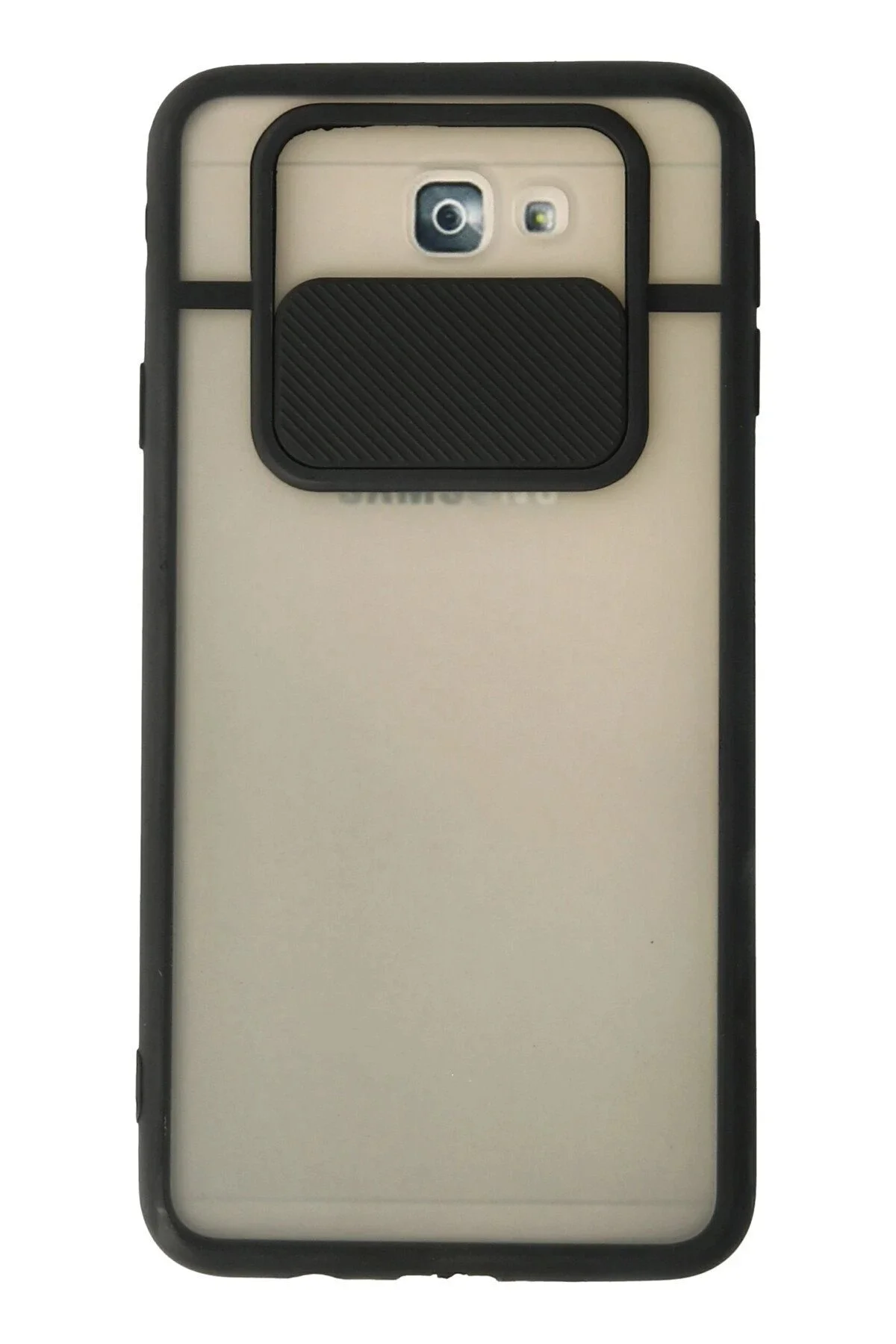کاور و قاب SAMSUNG GALAXY J7 PRIME CASE PALM FROSTED CAMERA SLIDER مشکی VB4131 CepteToptan