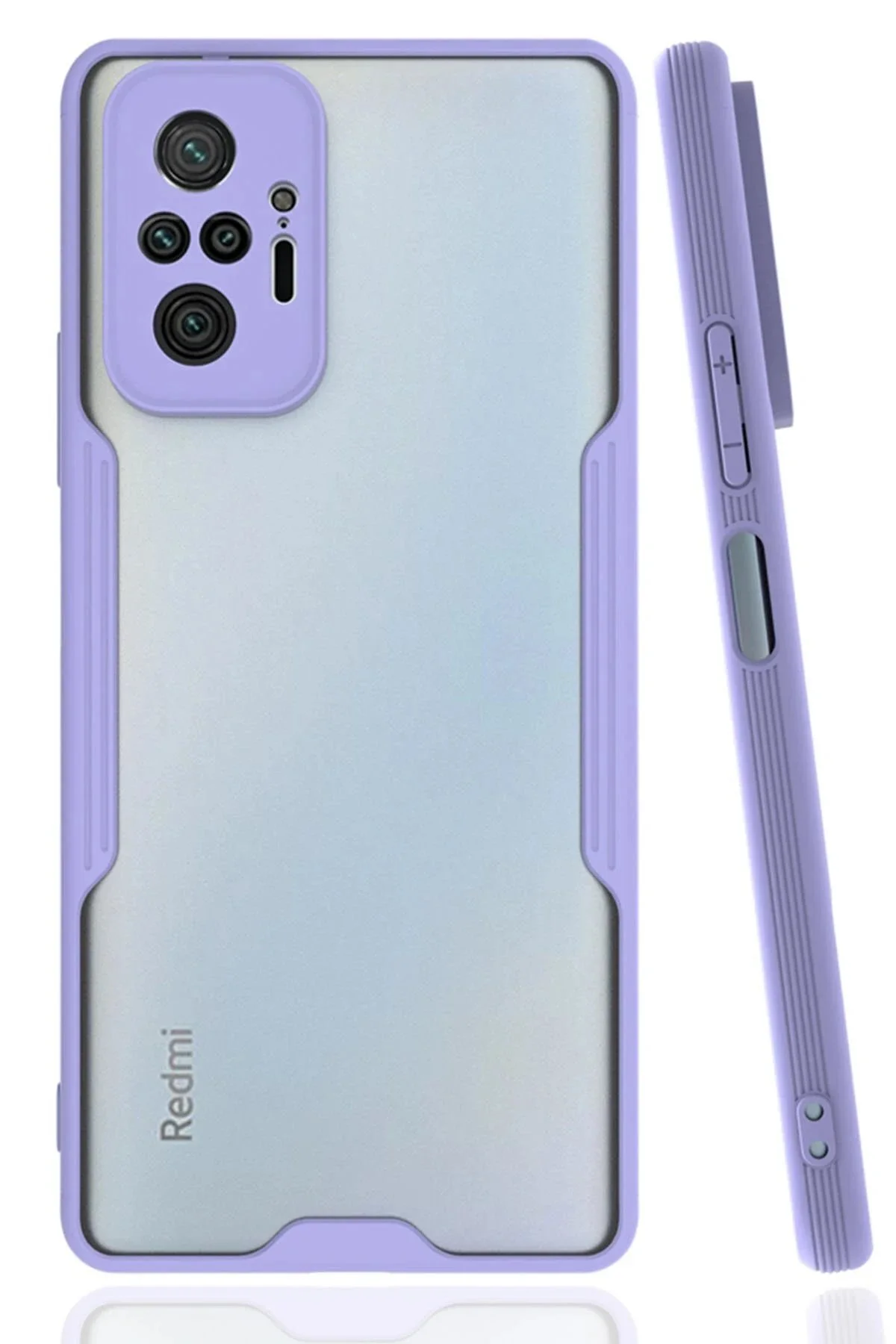کاور و قاب XIAOMI REDMI NOTE 10 PRO CASE PLATINUM SILICONE LILAC CepteToptan