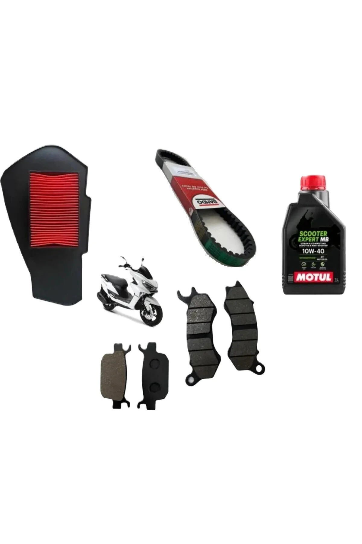 فیلتر هوای موتورسیکلت RKS NEWLIGHT 125 PRO FRONT BRAKE PAD FILTER MAINTENANCE Genel Markalar