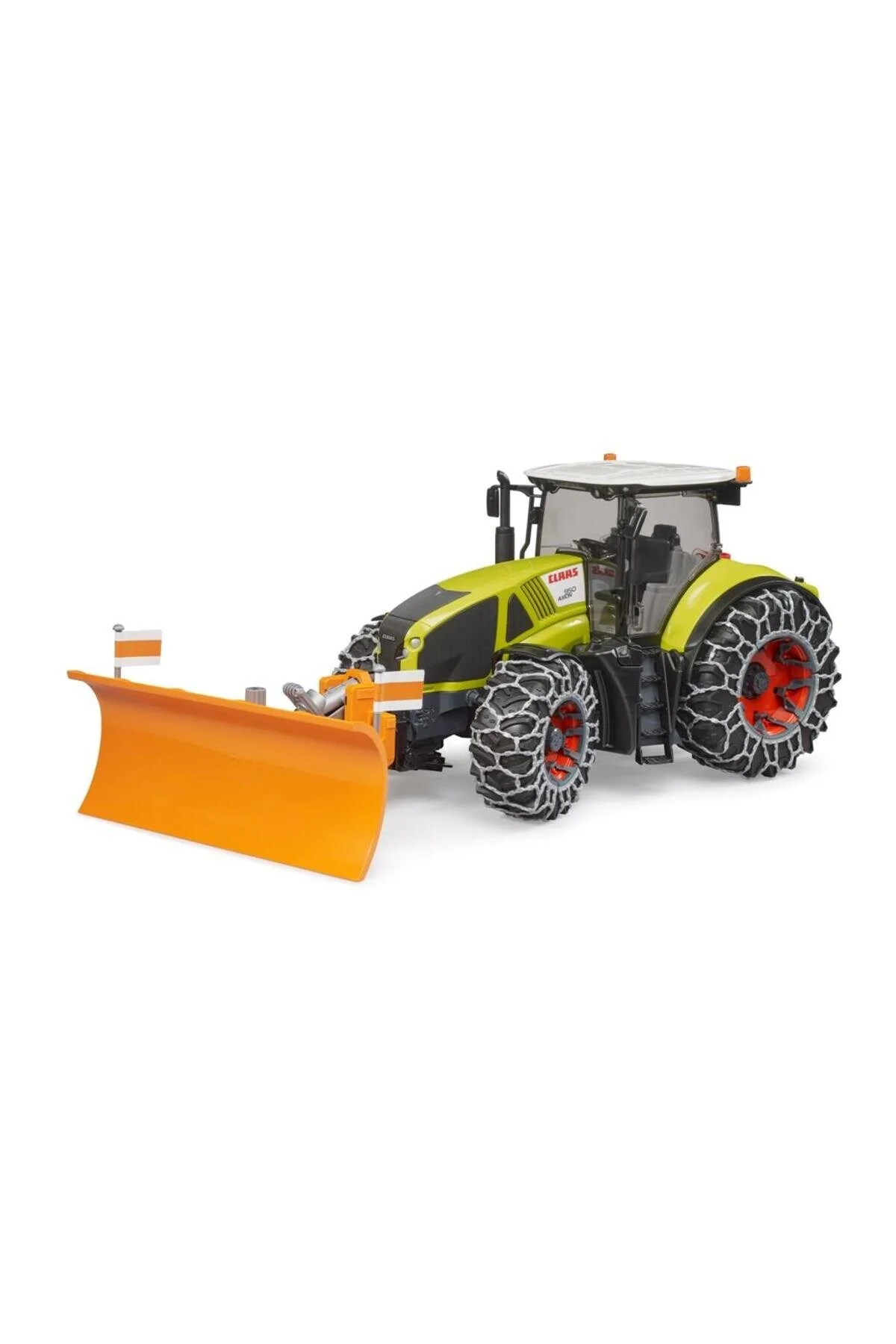 کامیون و ماشین آلات ساختمانی اسباب بازی CLAAS AXION 950 تراکتور زنجیره ای لوازم جانبی بیل برفی BR03018 Bruder