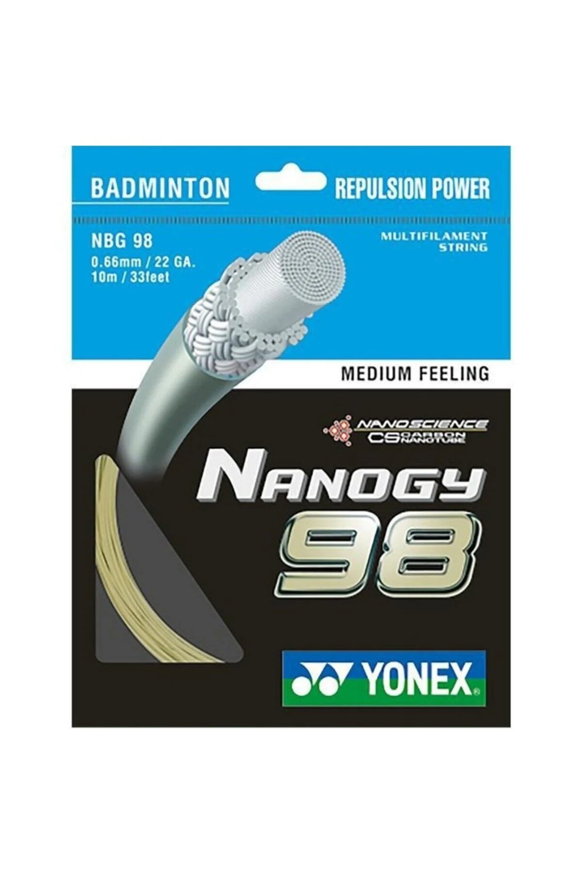 توپ بدمینتون زرد 98 رنگ طلای اورجینال یونکس Yonex