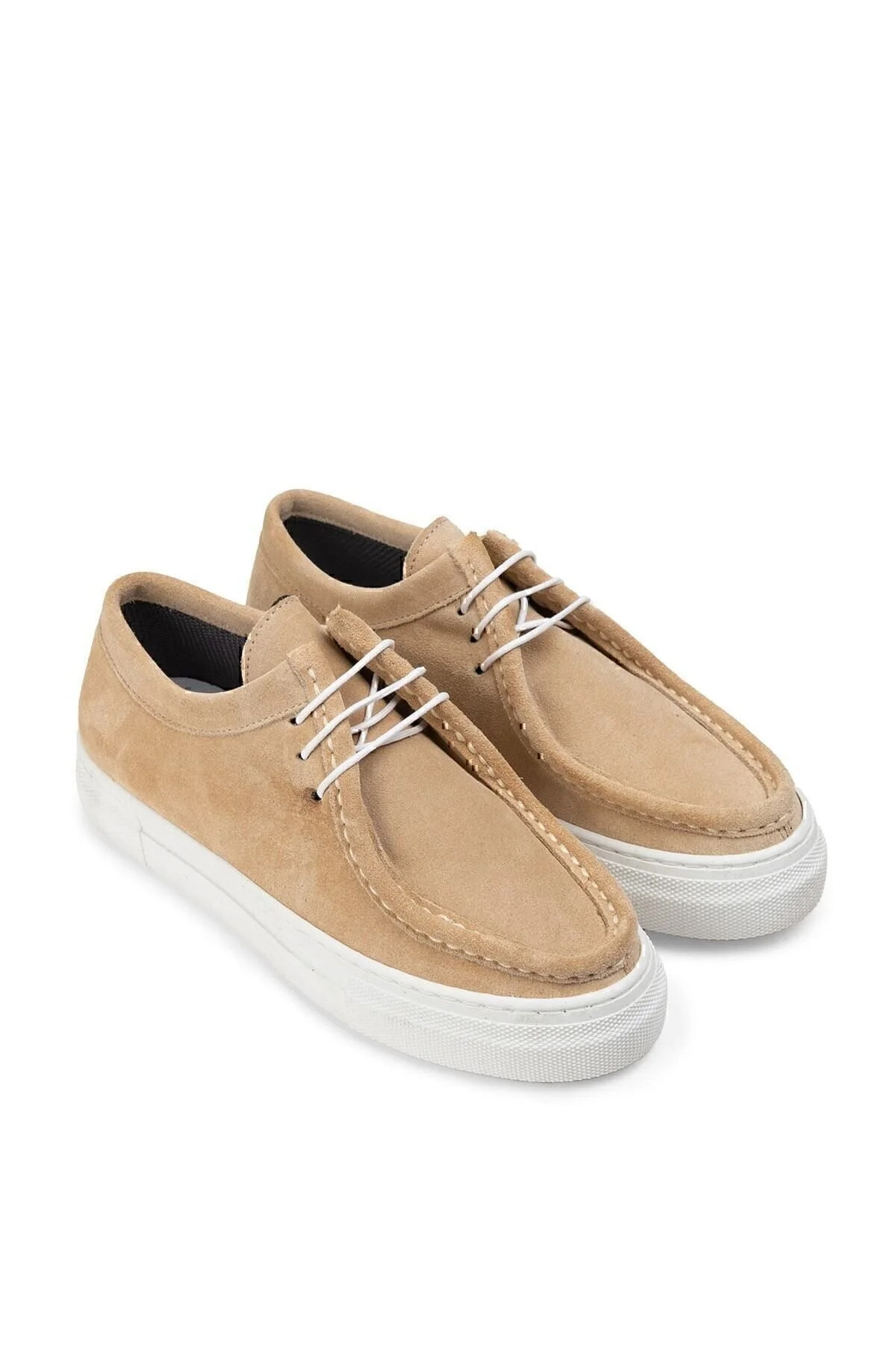 کفش زنانه ورزشی واقعی SÜET BEIGE دری Deery