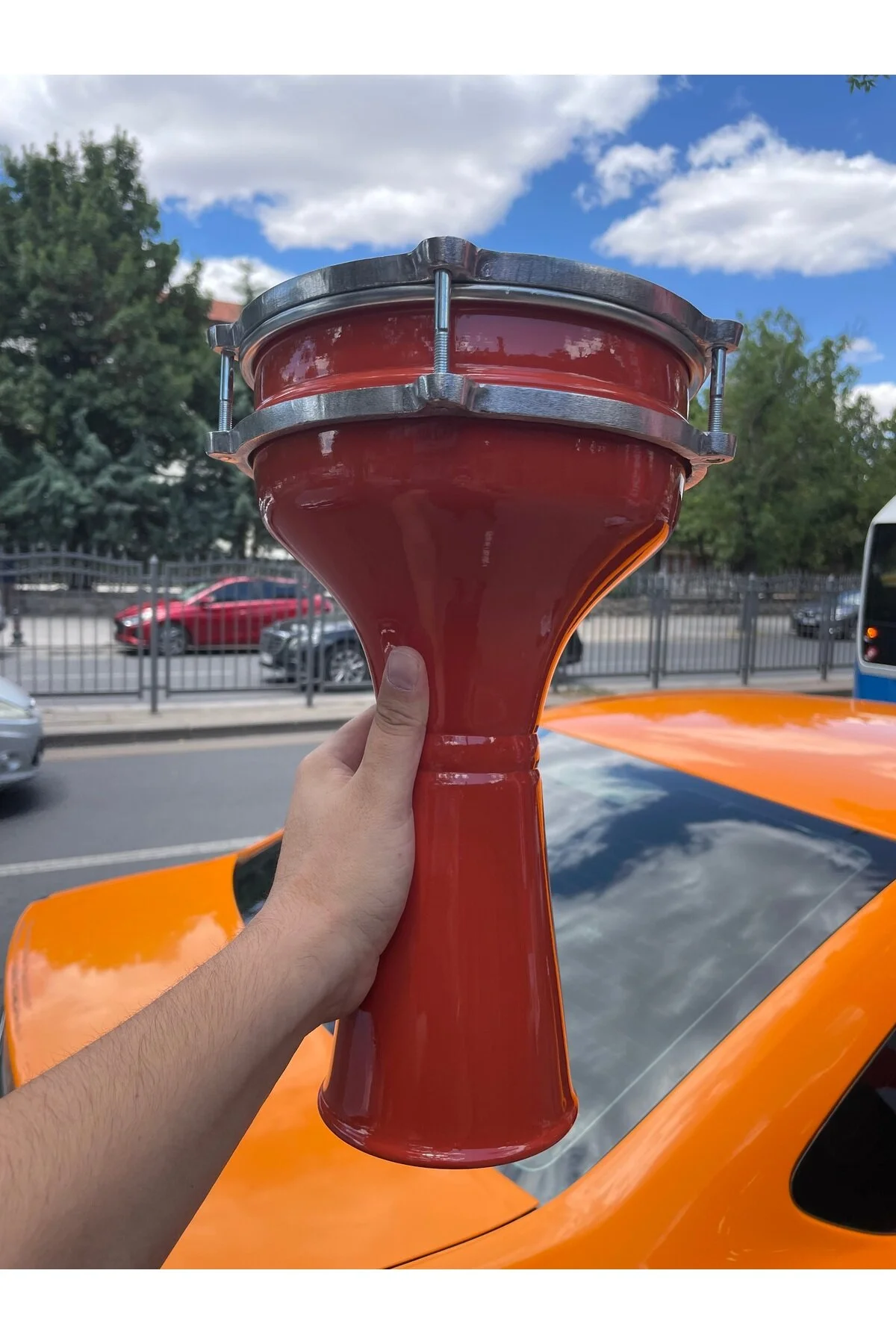 دربوکه تمپو شماره 4 آلومینیوم بورگوندی DARBUKA SV104 SALVADOR