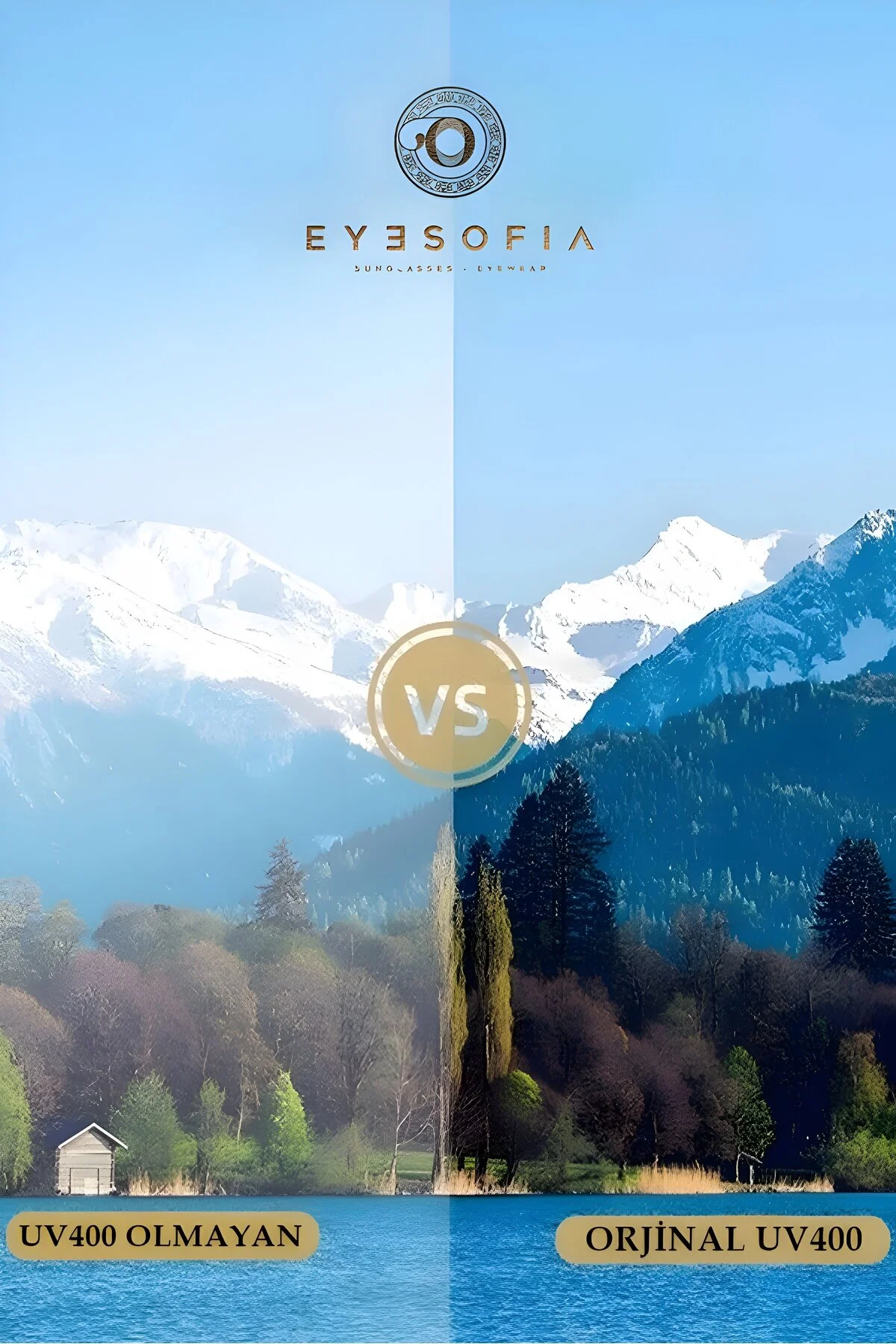 عینک آفتابی CLUBMASTER BROWN اورجینال Eyesofia