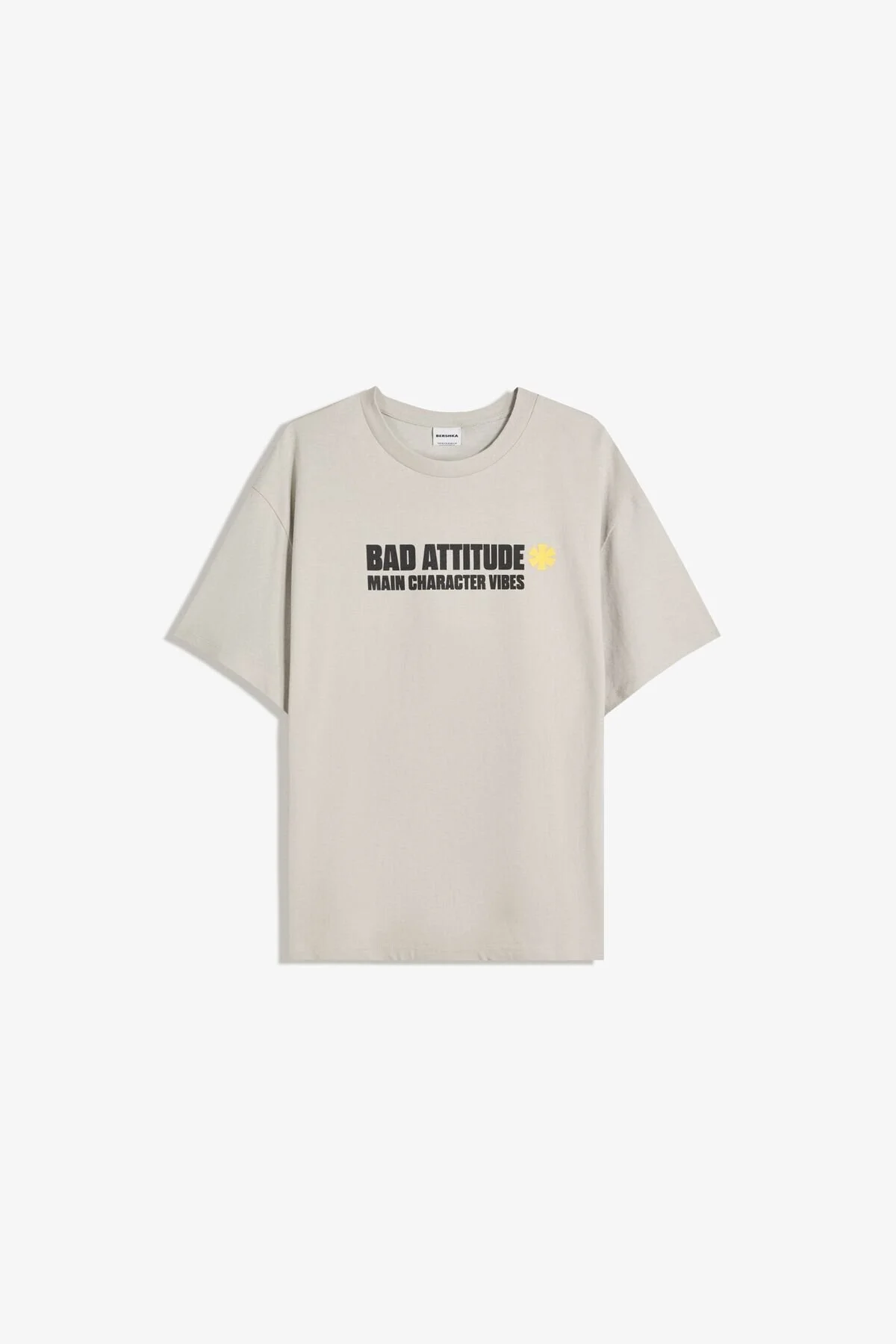 تی شرت T SHIRT با آستین کوتاه Bershka