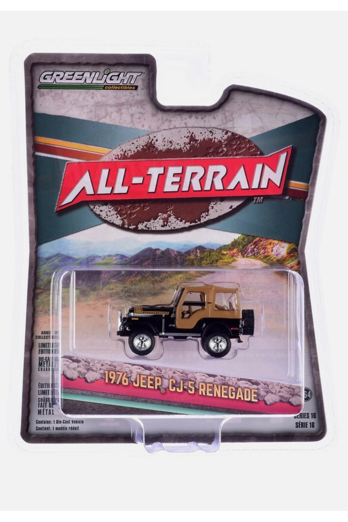 مدل خودرو COLLECTIBLES 1976 JEEP CJ 5 RENEGADE 1:64 ماشین گرین لایت Greenlight