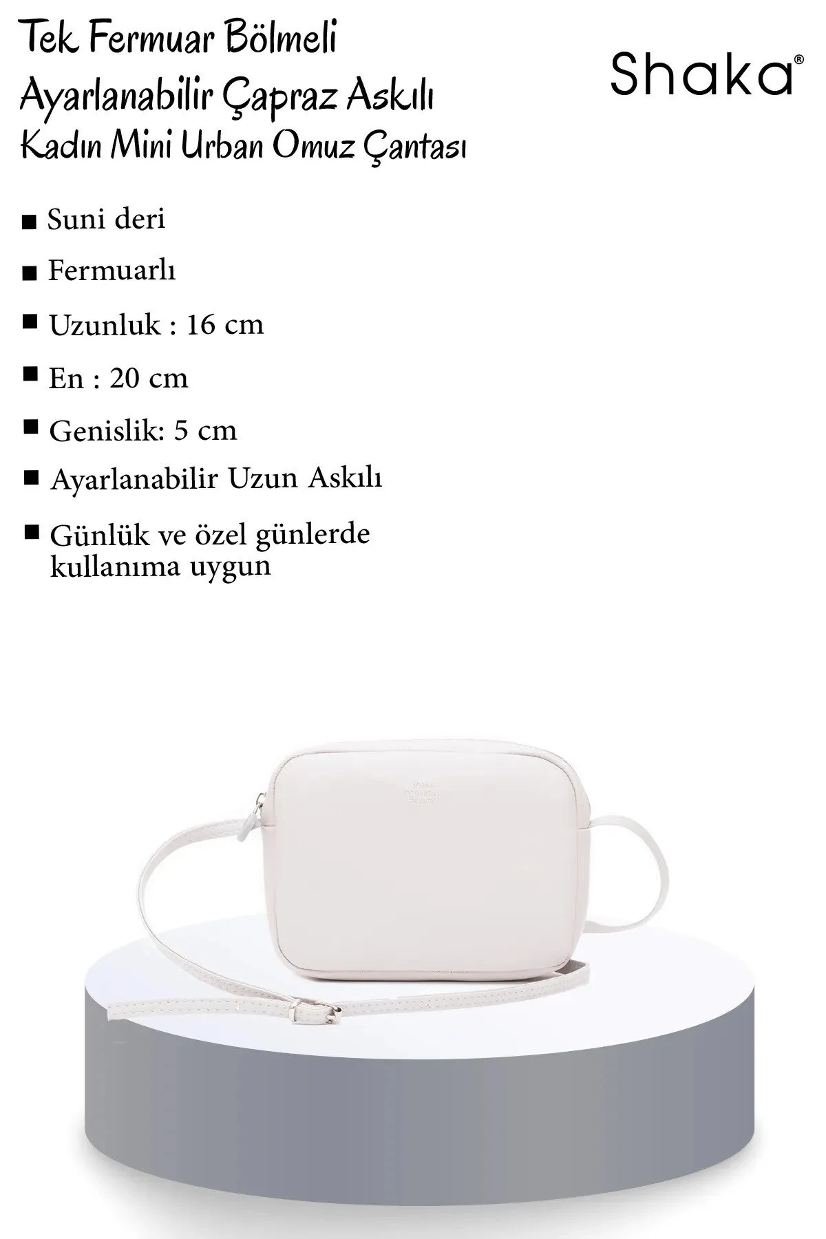 کیف شانه ای کیسه 3 تکه دست بازو و چرم مصنوعی کرم قهوه مشکی سفید SHK238 SHK108 SHK207 U23 Shaka