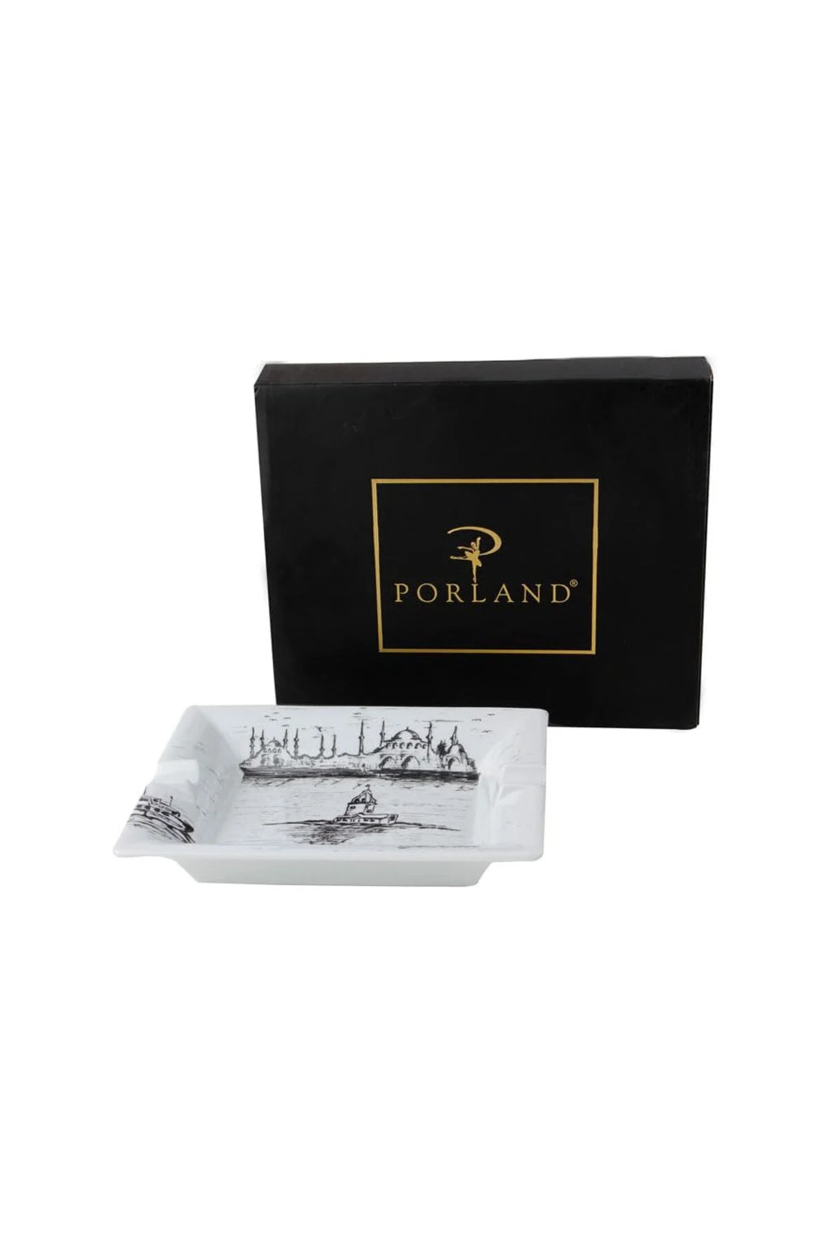 زیرسیگاری تنباکو استانبول چینی اورجینال Porland