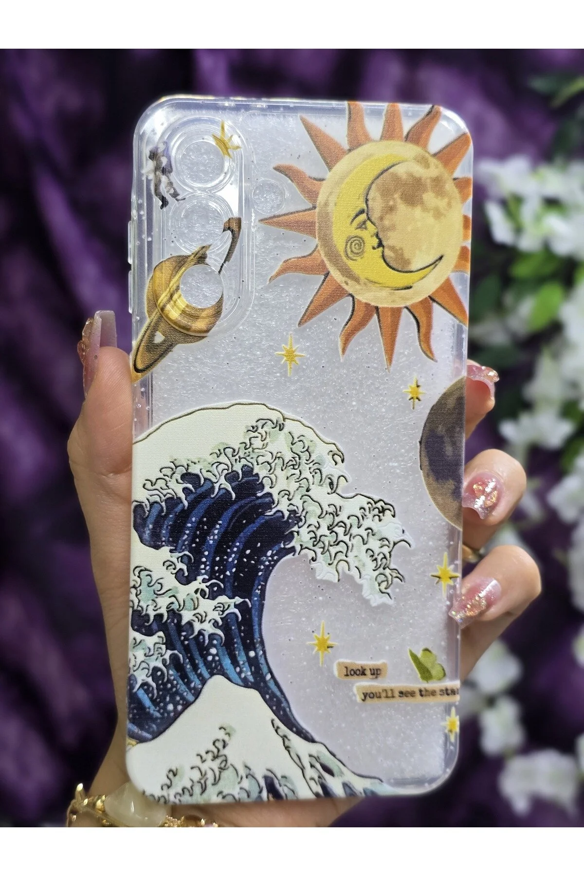 کاور و قاب گوشی شفاف چاپی سازگار SAMSUNG GALAXY A36 Magic Ring