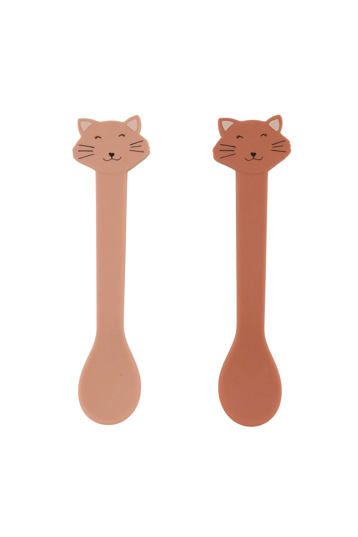 هدایا برای نوزاد SILICONE 2 SPOON SET MRS.CAT Trixie