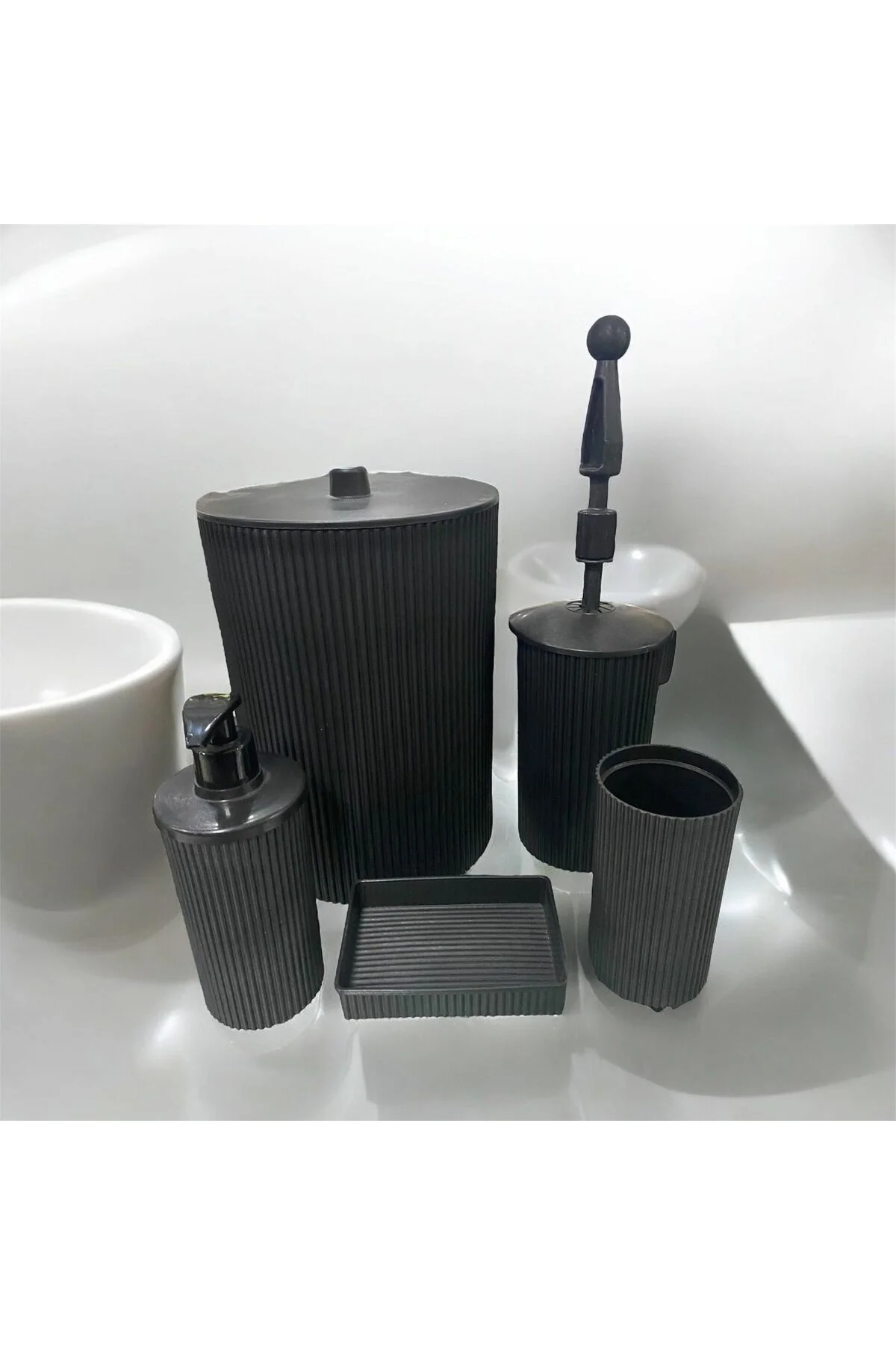 ست حمام 5 قطعه الماس LİLA HOME