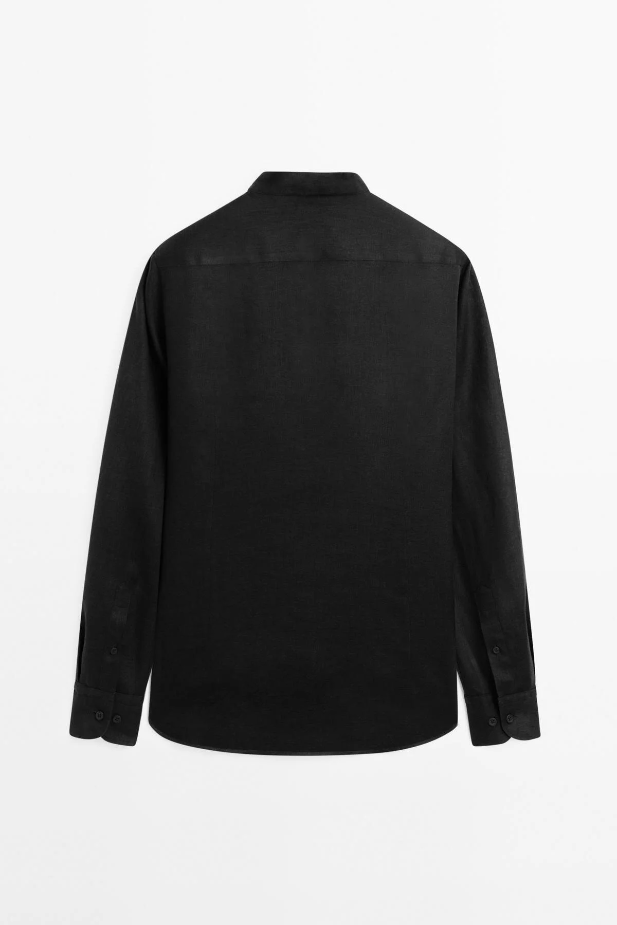 پیراهن بلوز دکمه دار یقه خدمه 100٪ کتان ماسیمو دوتی Massimo Dutti